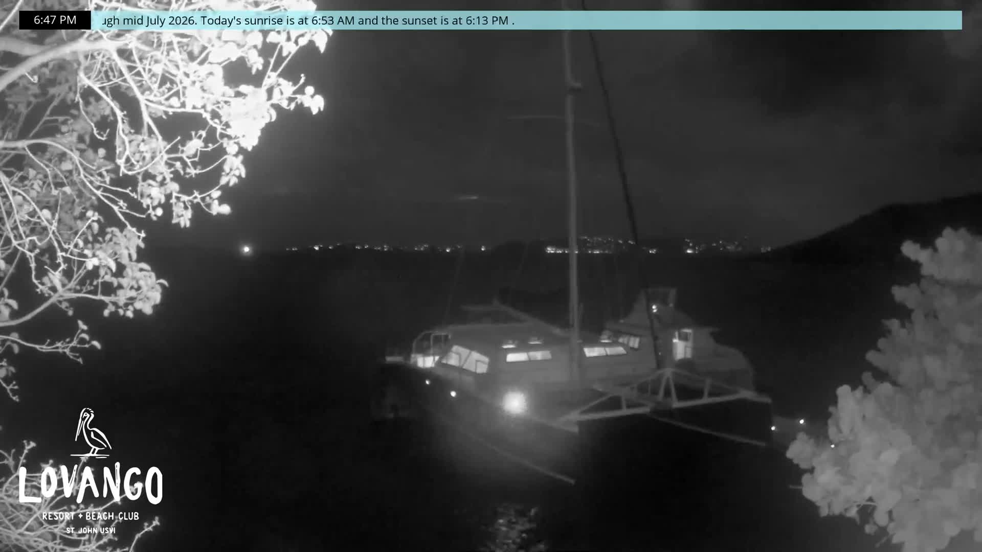 U.S Virgin Island, Lovango Cay Port Live Cam - Lovango Cay, Cruz Bay, St. John, United States Virgin Islands, USA