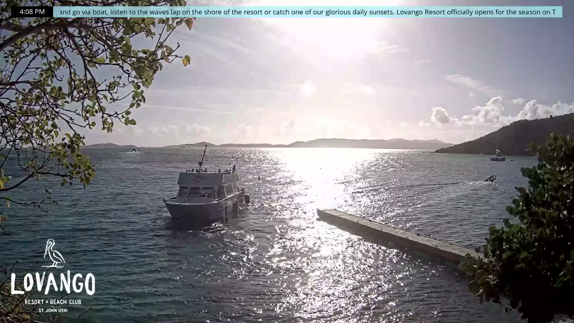 U.S Virgin Island, Lovango Cay Port Live Cam - Lovango Cay, Cruz Bay, St. John, United States Virgin Islands, USA
