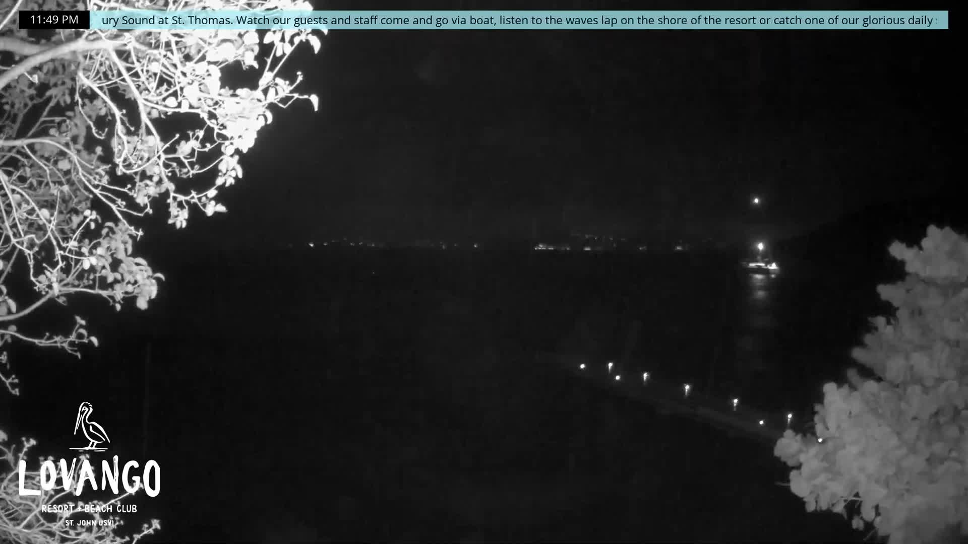 U.S Virgin Island, Lovango Cay Port Live Cam - Lovango Cay, Cruz Bay, St. John, United States Virgin Islands, USA
