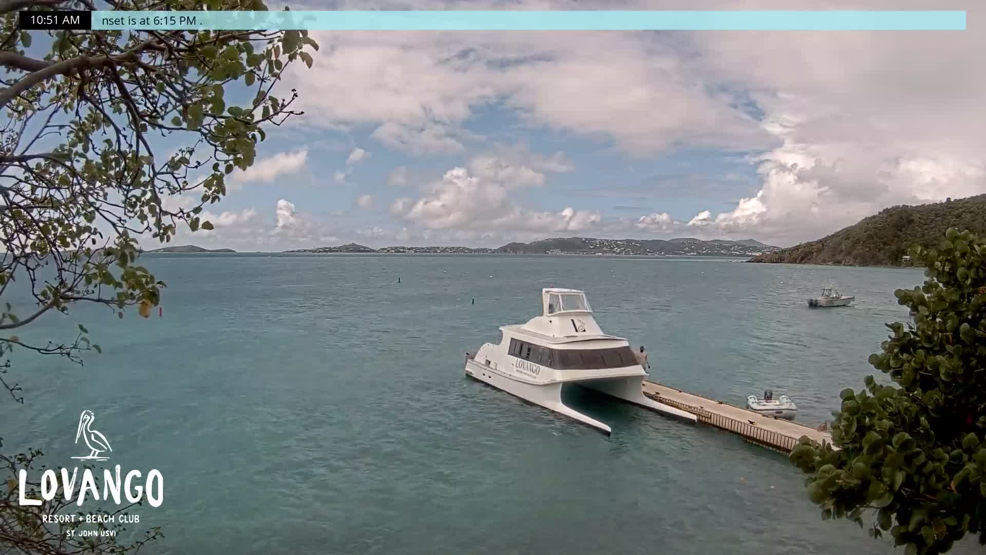 U.S Virgin Island, Lovango Cay Port Live Cam - Lovango Cay, Cruz Bay, St. John, United States Virgin Islands, USA