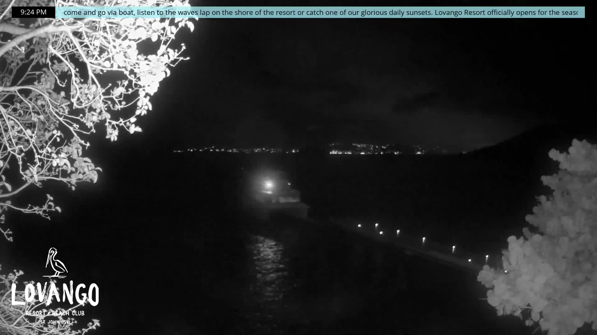U.S Virgin Island, Lovango Cay Port Live Cam - Lovango Cay, Cruz Bay, St. John, United States Virgin Islands, USA