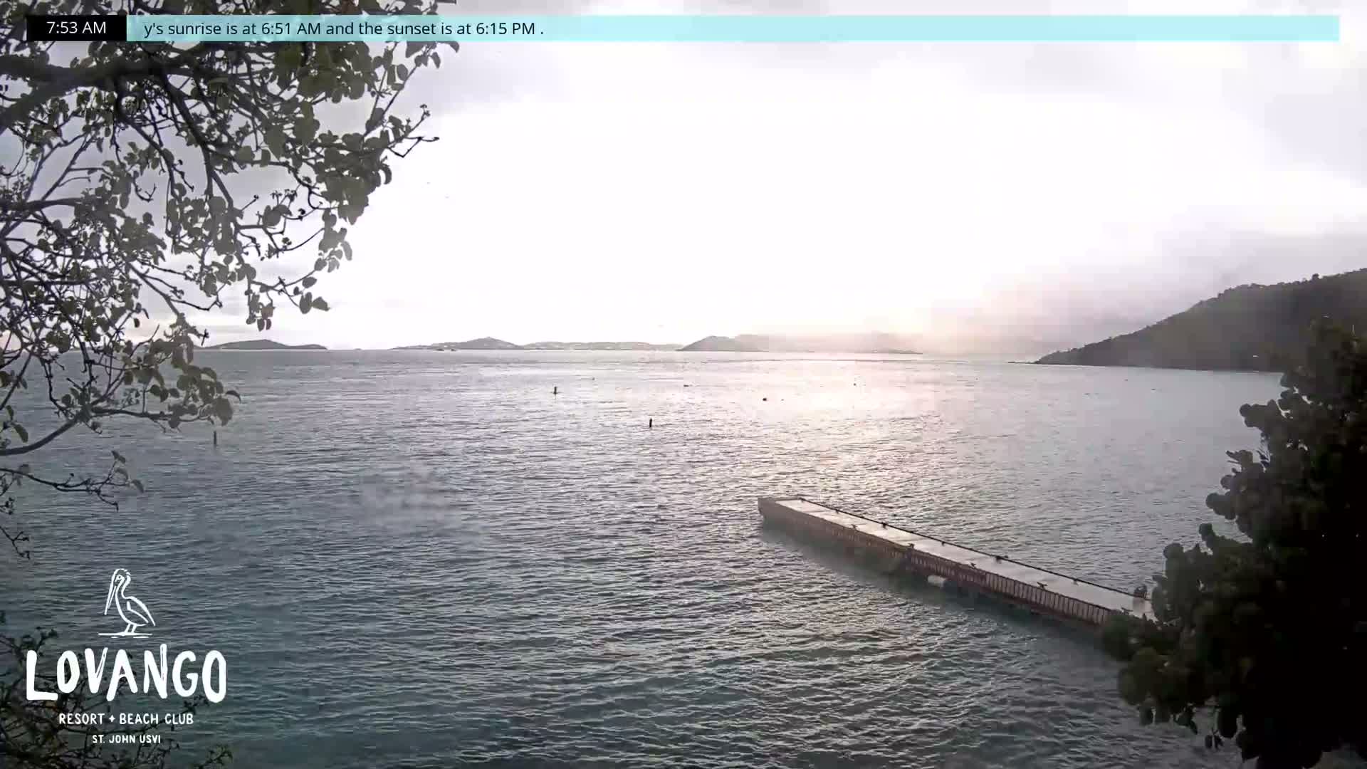 U.S Virgin Island, Lovango Cay Port Live Cam - Lovango Cay, Cruz Bay, St. John, United States Virgin Islands, USA