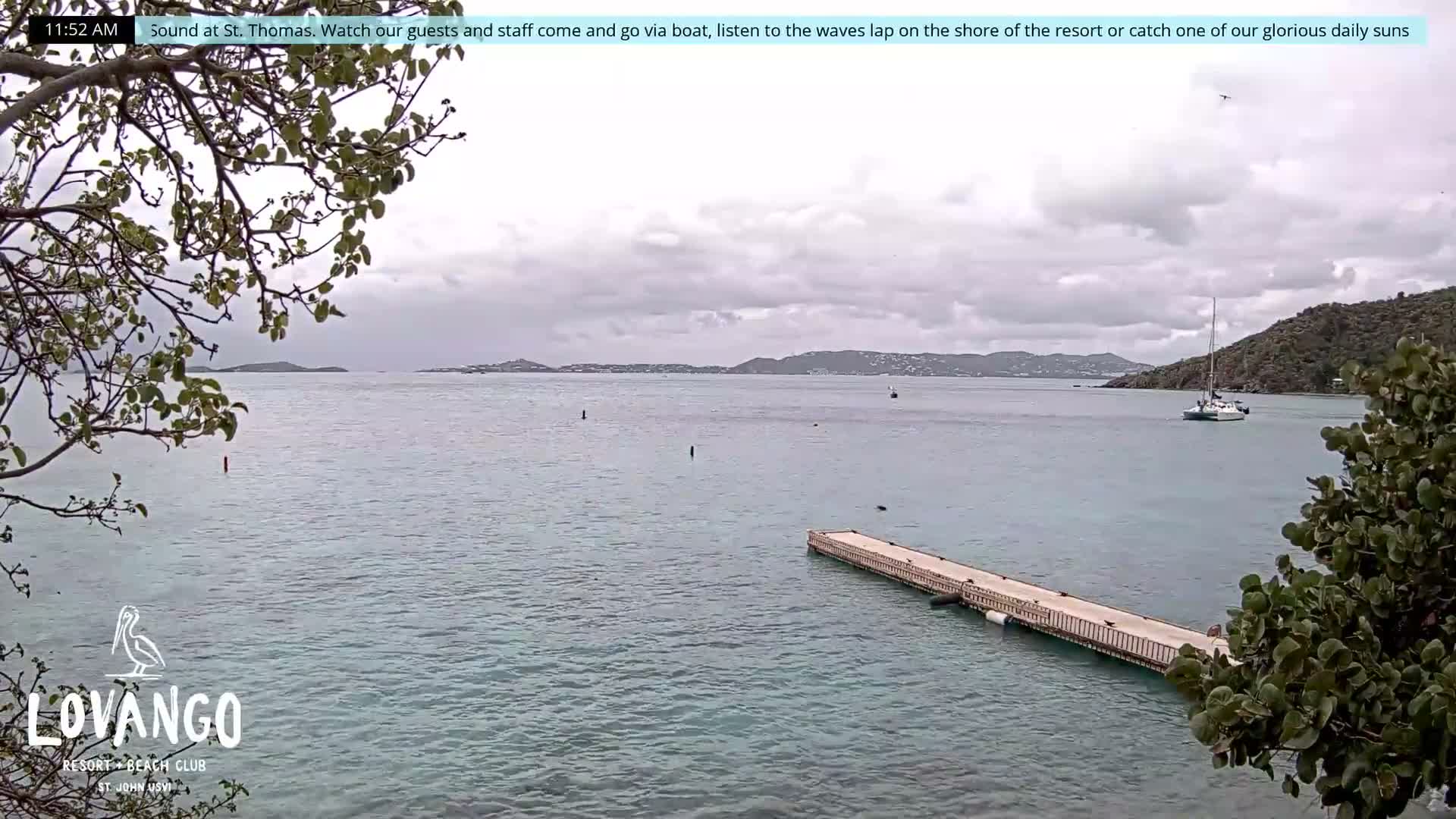 U.S Virgin Island, Lovango Cay Port Live Cam - Lovango Cay, Cruz Bay, St. John, United States Virgin Islands, USA