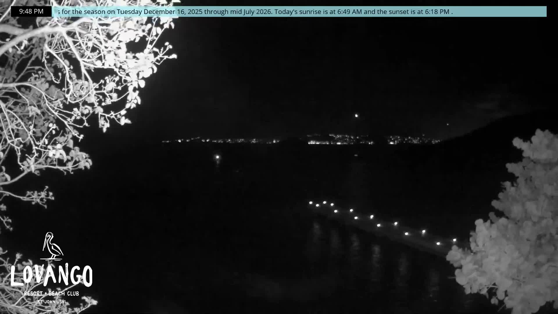 U.S Virgin Island, Lovango Cay Port Live Cam - Lovango Cay, Cruz Bay, St. John, United States Virgin Islands, USA