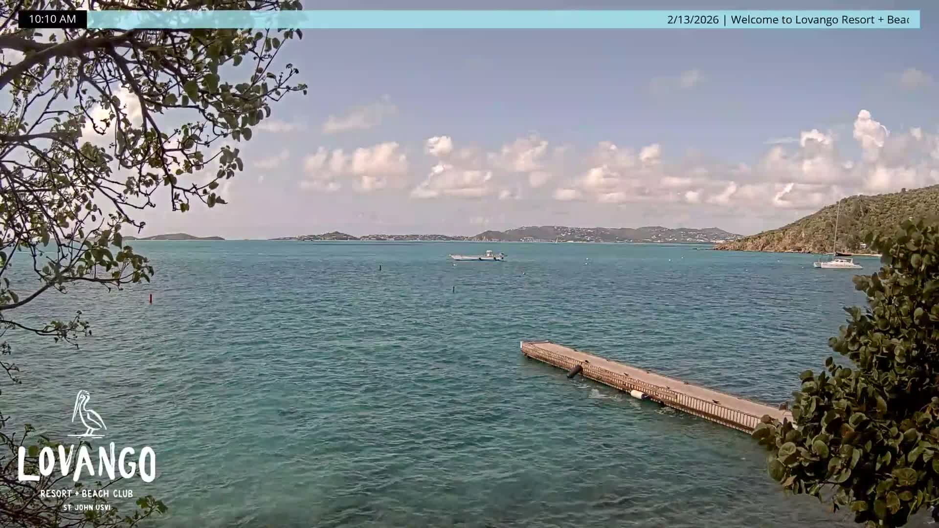 U.S Virgin Island, Lovango Cay Port Live Cam - Lovango Cay, Cruz Bay, St. John, United States Virgin Islands, USA