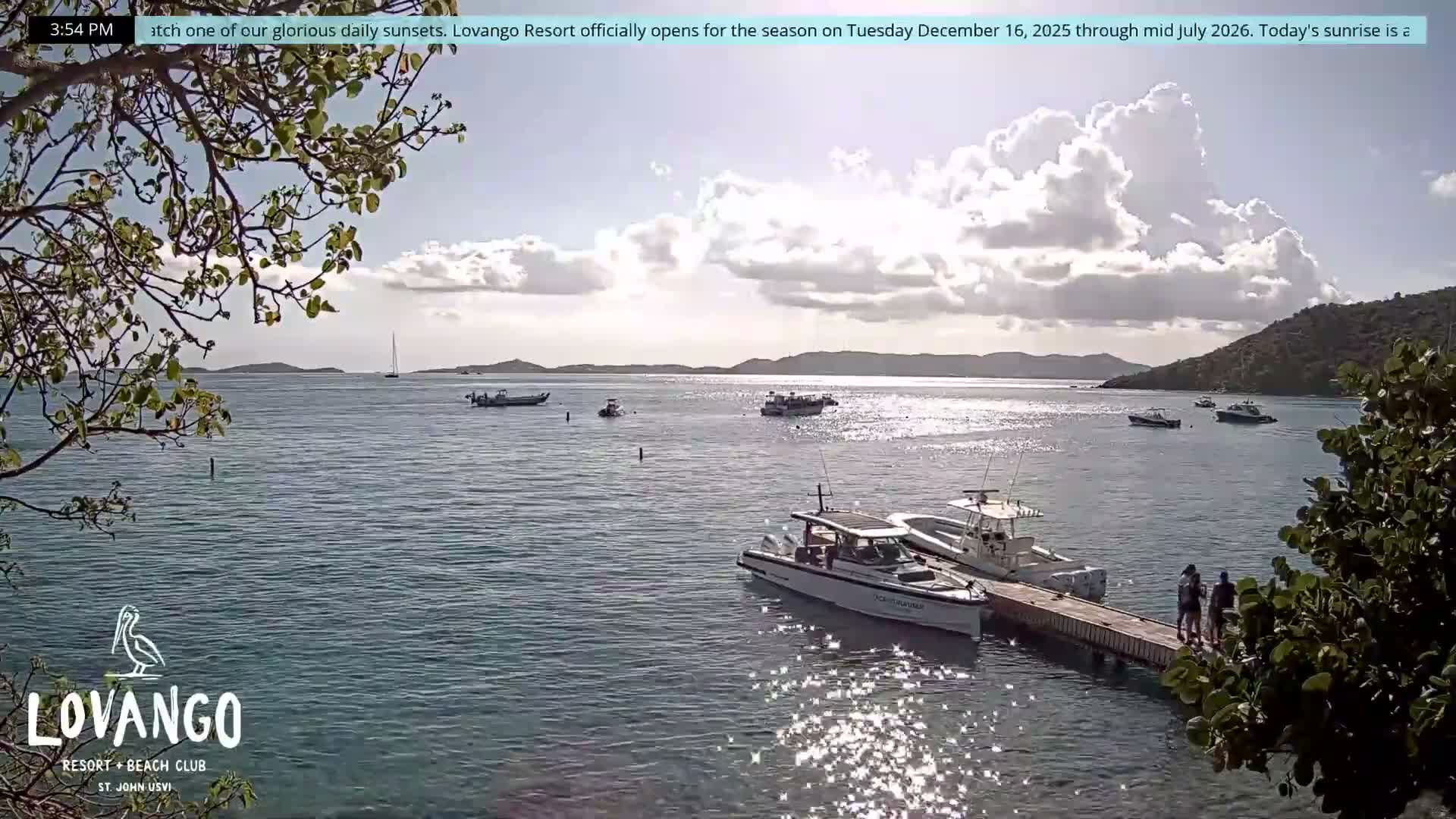 U.S Virgin Island, Lovango Cay Port Live Cam - Lovango Cay, Cruz Bay, St. John, United States Virgin Islands, USA