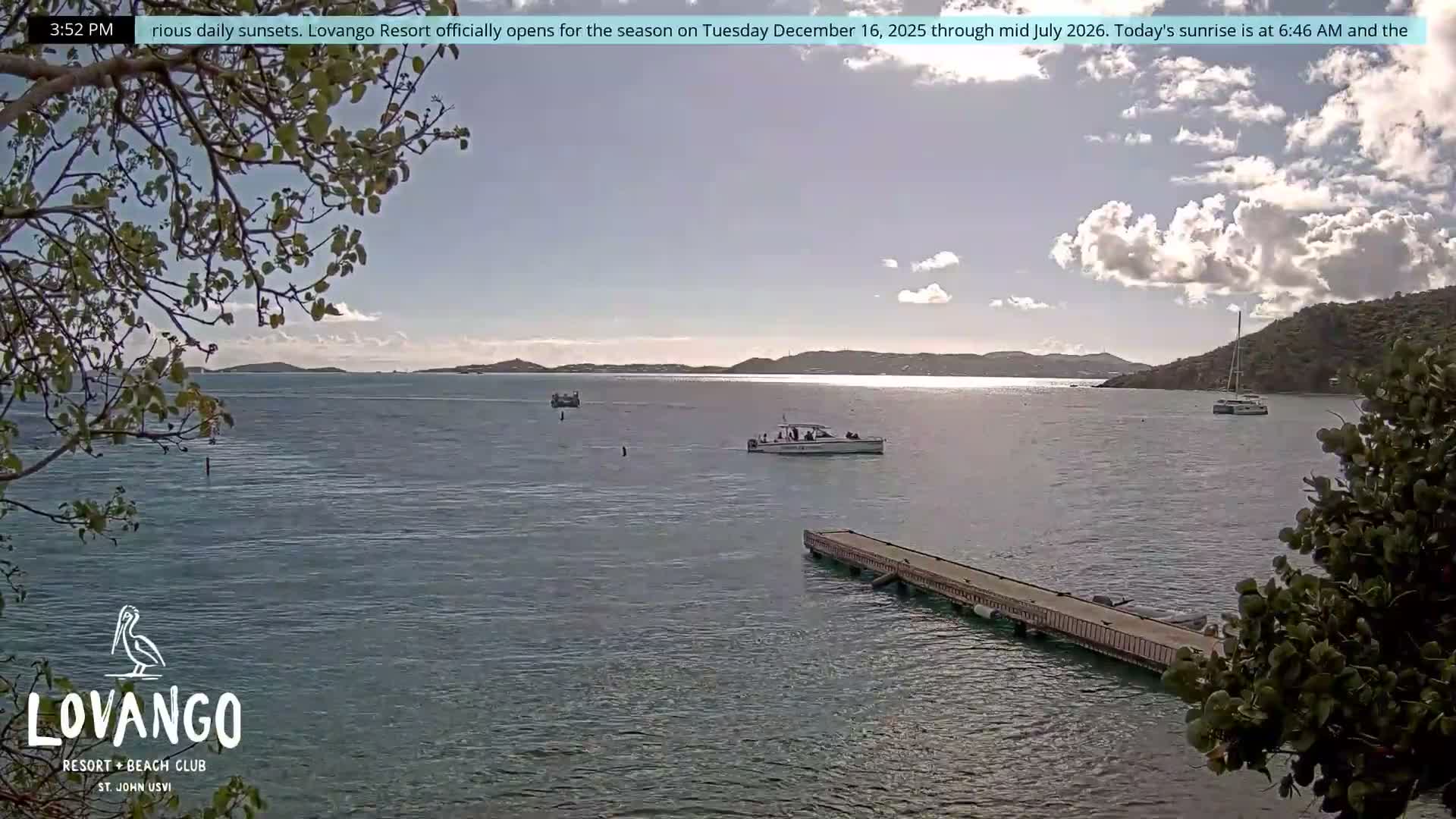 U.S Virgin Island, Lovango Cay Port Live Cam - Lovango Cay, Cruz Bay, St. John, United States Virgin Islands, USA