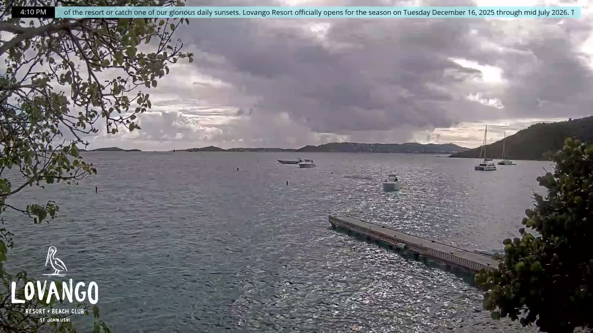 U.S Virgin Island, Lovango Cay Port Live Cam - Lovango Cay, Cruz Bay, St. John, United States Virgin Islands, USA