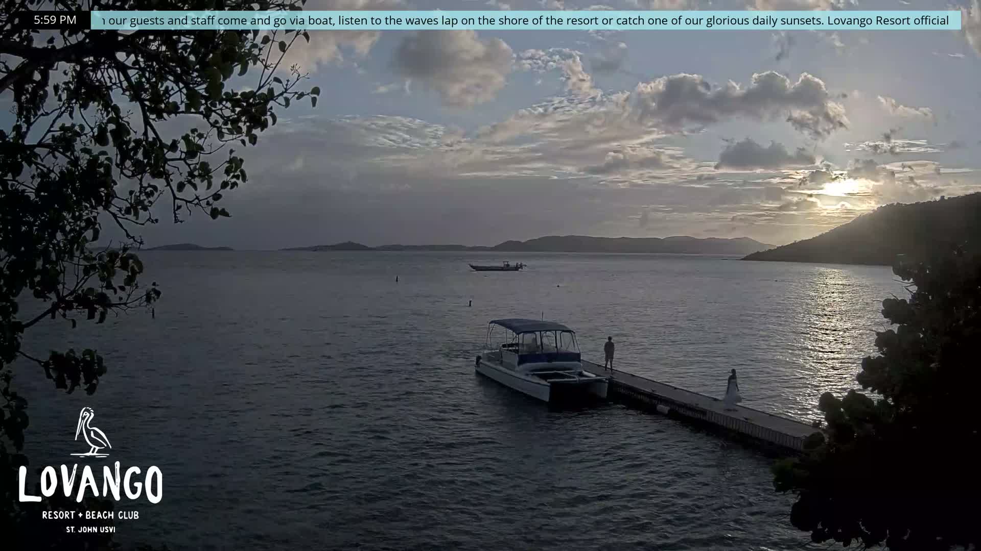 U.S Virgin Island, Lovango Cay Port Live Cam - Lovango Cay, Cruz Bay, St. John, United States Virgin Islands, USA