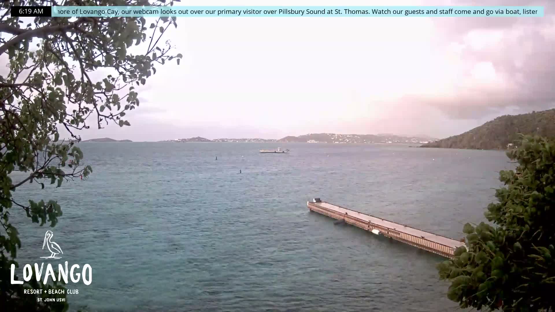 U.S Virgin Island, Lovango Cay Port Live Cam - Lovango Cay, Cruz Bay, St. John, United States Virgin Islands, USA