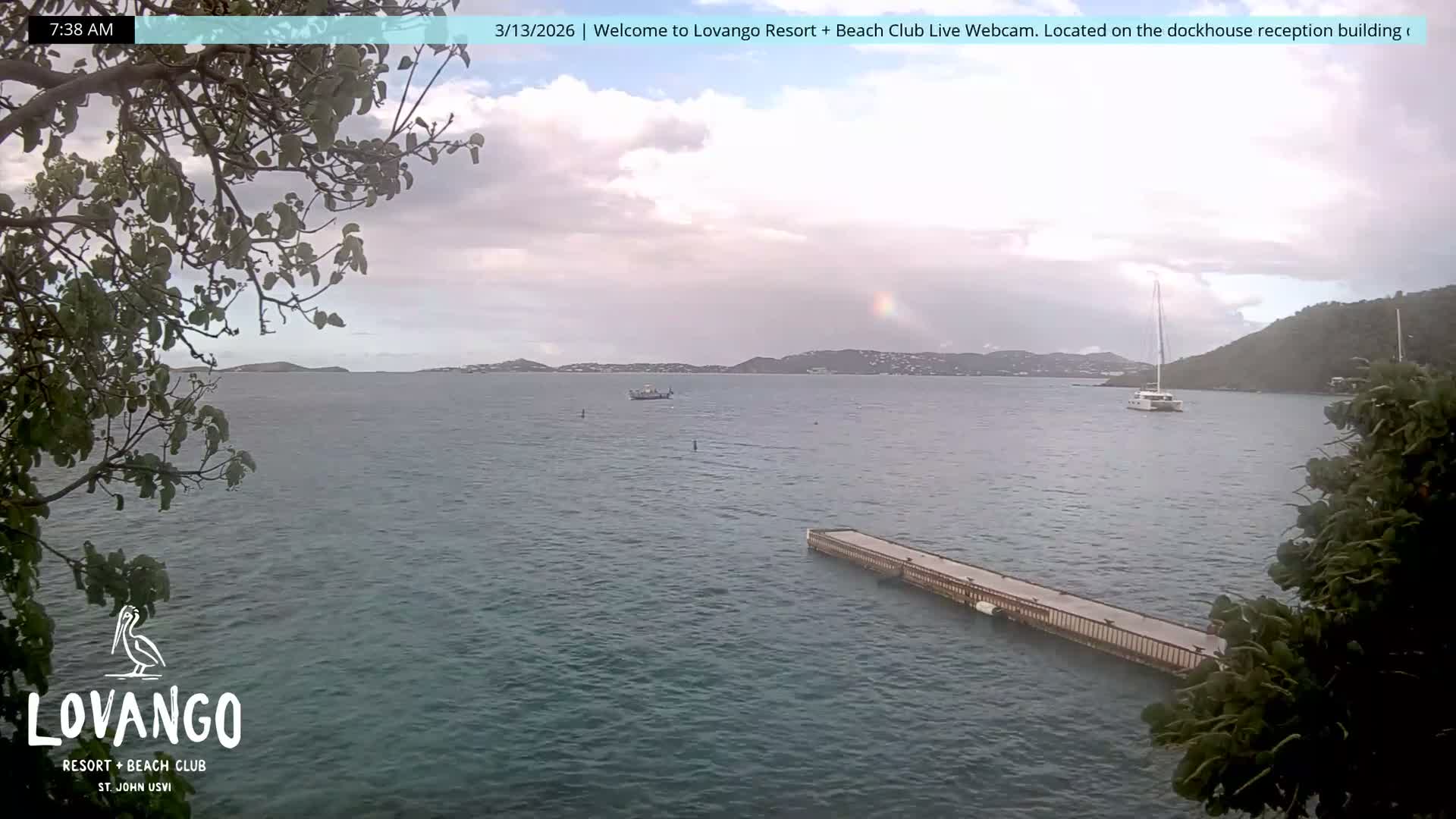 U.S Virgin Island, Lovango Cay Port Live Cam - Lovango Cay, Cruz Bay, St. John, United States Virgin Islands, USA
