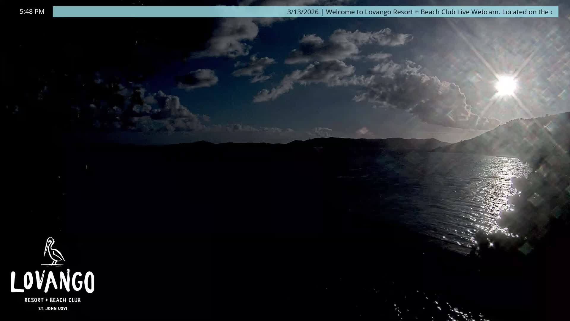 U.S Virgin Island, Lovango Cay Port Live Cam - Lovango Cay, Cruz Bay, St. John, United States Virgin Islands, USA