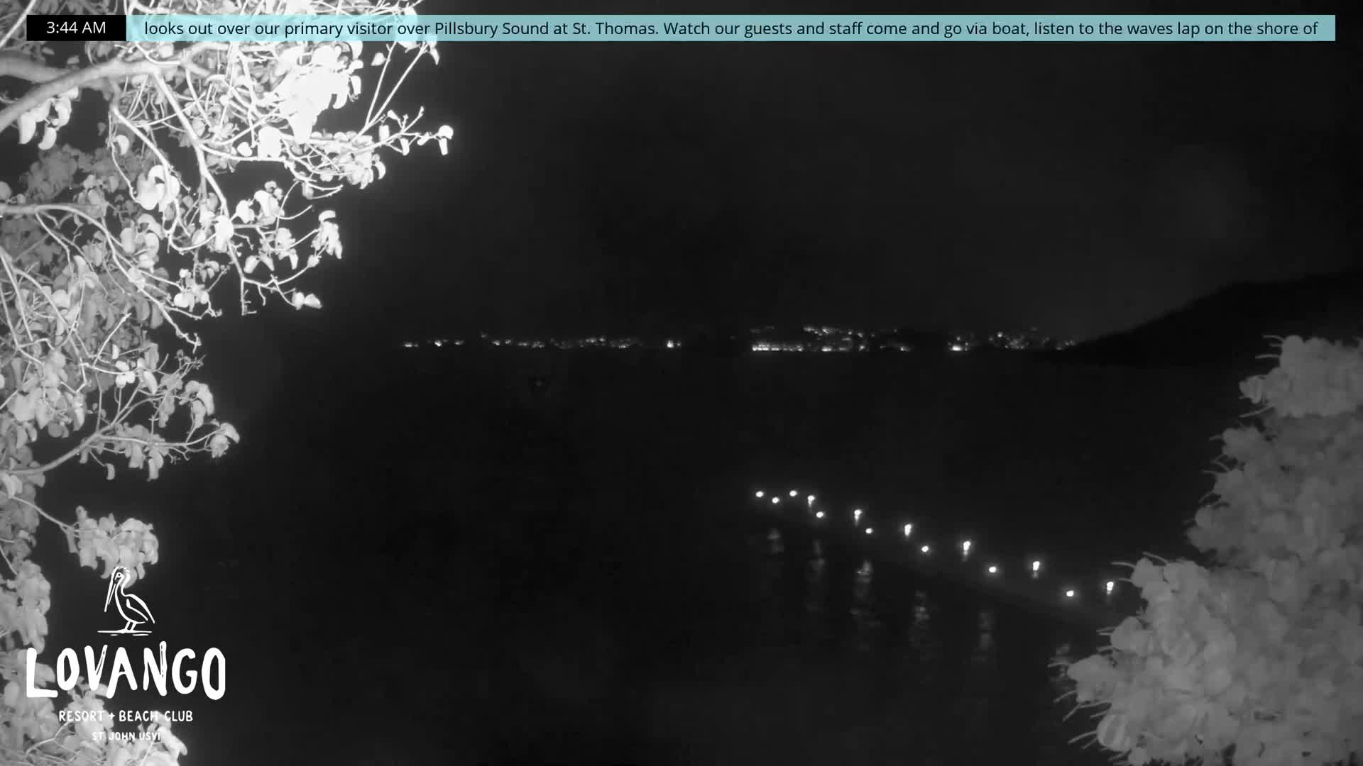U.S Virgin Island, Lovango Cay Port Live Cam - Lovango Cay, Cruz Bay, St. John, United States Virgin Islands, USA