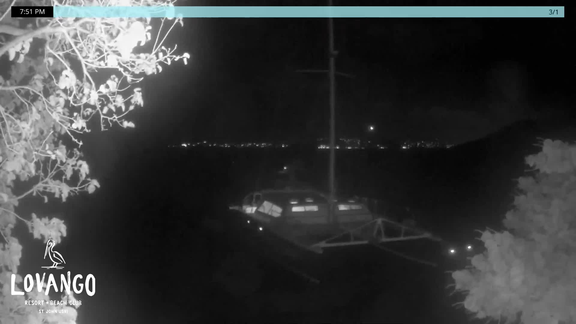 U.S Virgin Island, Lovango Cay Port Live Cam - Lovango Cay, Cruz Bay, St. John, United States Virgin Islands, USA