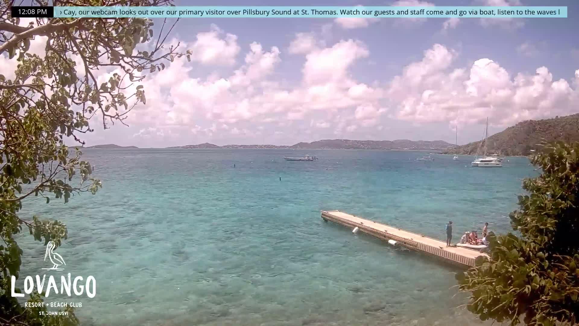 U.S Virgin Island, Lovango Cay Port Live Cam - Lovango Cay, Cruz Bay, St. John, United States Virgin Islands, USA
