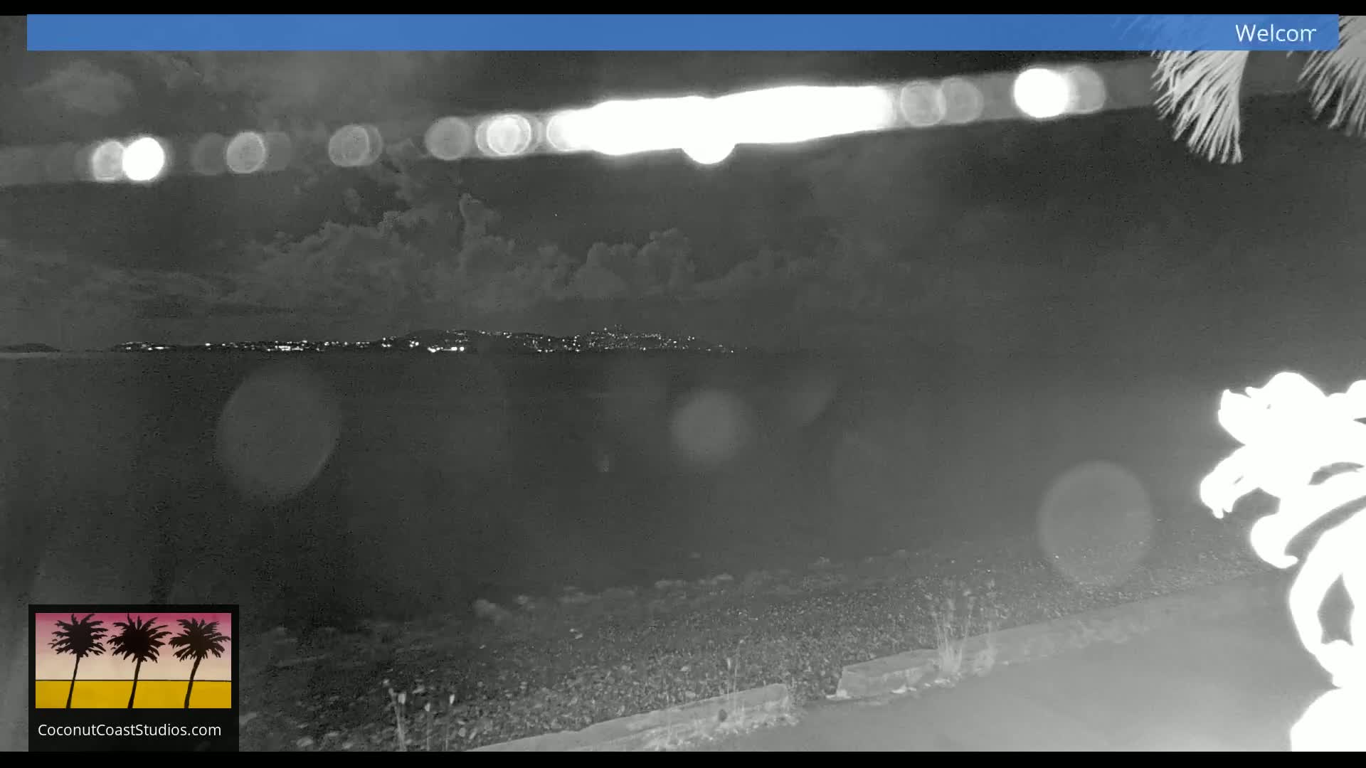 St. John, Frank Bay, Steven Cay & St. Thomas  View  Live Cam - Cruz Bay, St. John, United States Virgin Islands, USA