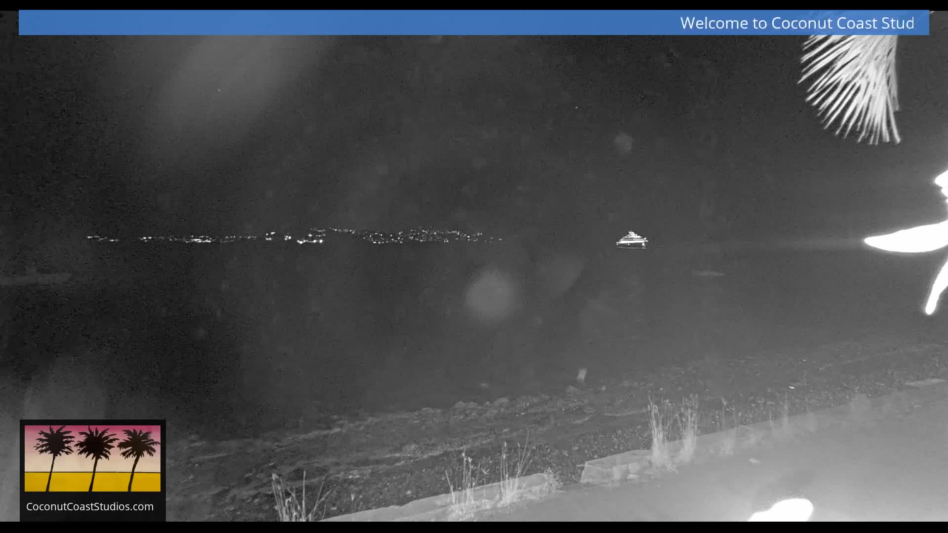 St. John, Frank Bay, Steven Cay & St. Thomas  View  Live Cam - Cruz Bay, St. John, United States Virgin Islands, USA