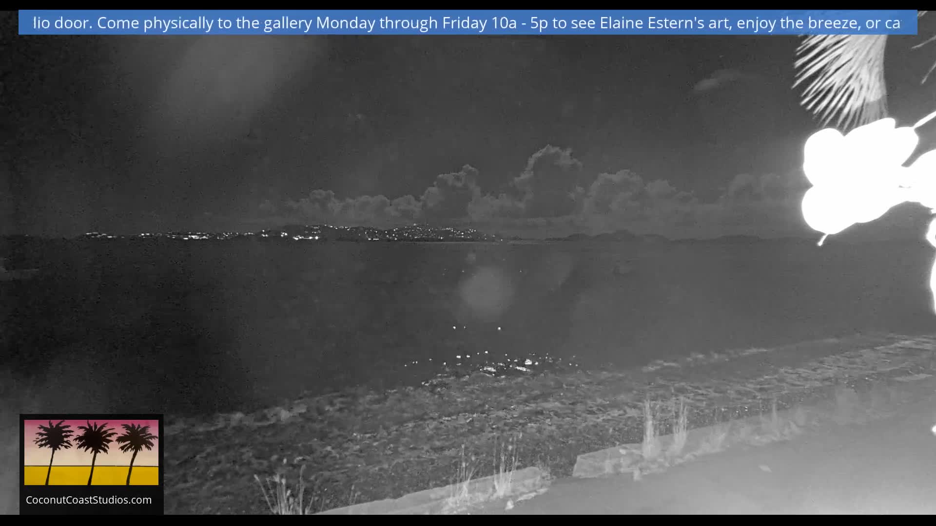 St. John, Frank Bay, Steven Cay & St. Thomas  View  Live Cam - Cruz Bay, St. John, United States Virgin Islands, USA