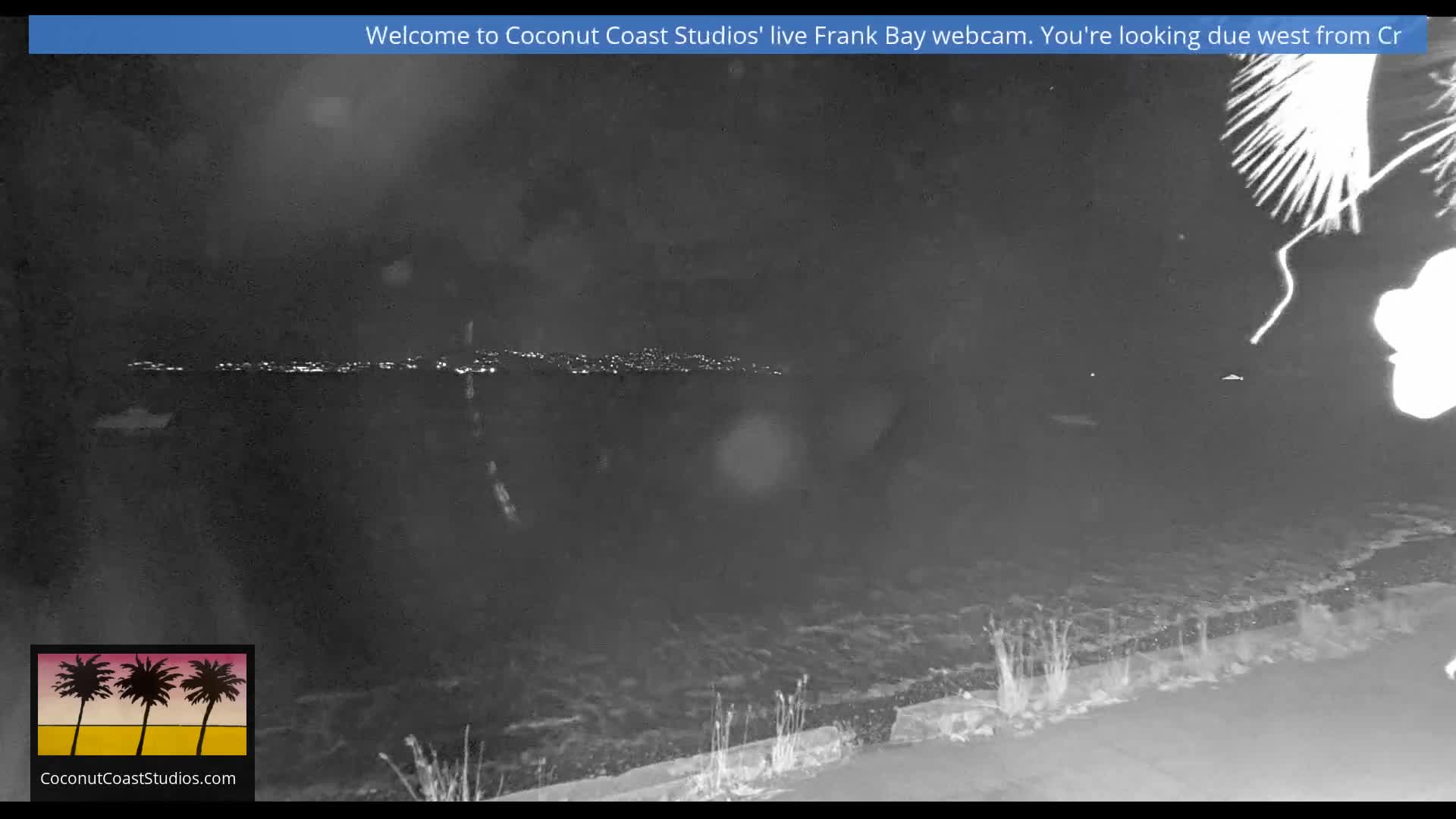 St. John, Frank Bay, Steven Cay & St. Thomas  View  Live Cam - Cruz Bay, St. John, United States Virgin Islands, USA