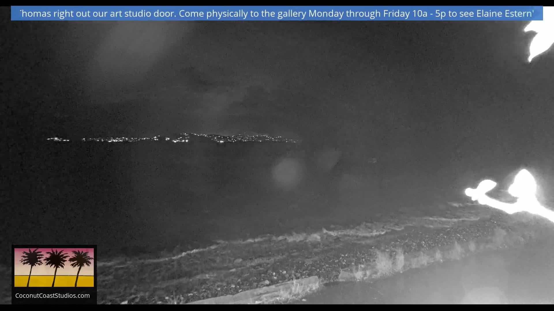 St. John, Frank Bay, Steven Cay & St. Thomas  View  Live Cam - Cruz Bay, St. John, United States Virgin Islands, USA