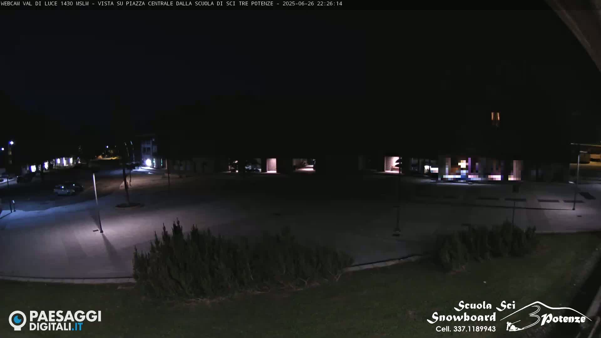 Abetone Val di Luce  Main Square Live Cam - Pistoia, Tuscany, Italy