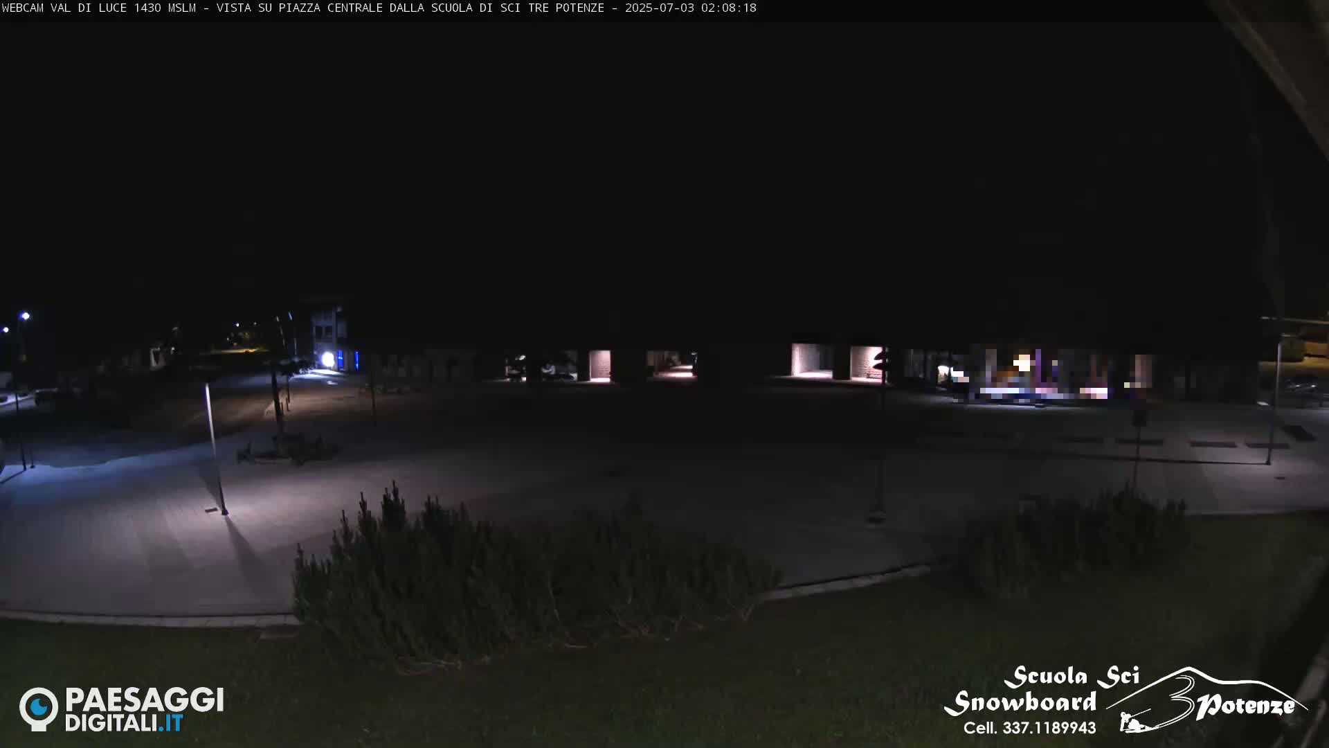 Abetone Val di Luce  Main Square Live Cam - Pistoia, Tuscany, Italy