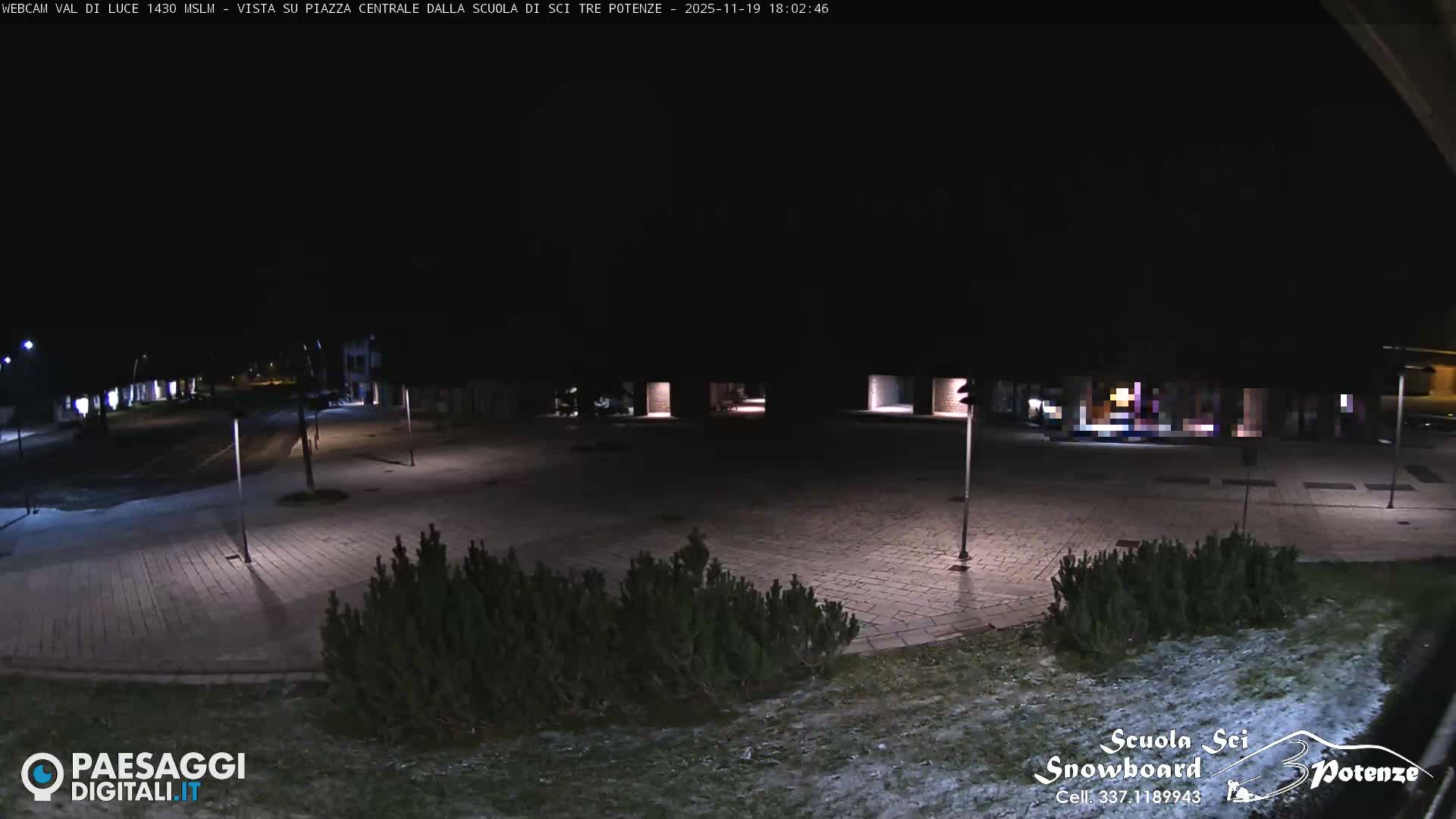 Abetone Val di Luce  Main Square Live Cam - Pistoia, Tuscany, Italy