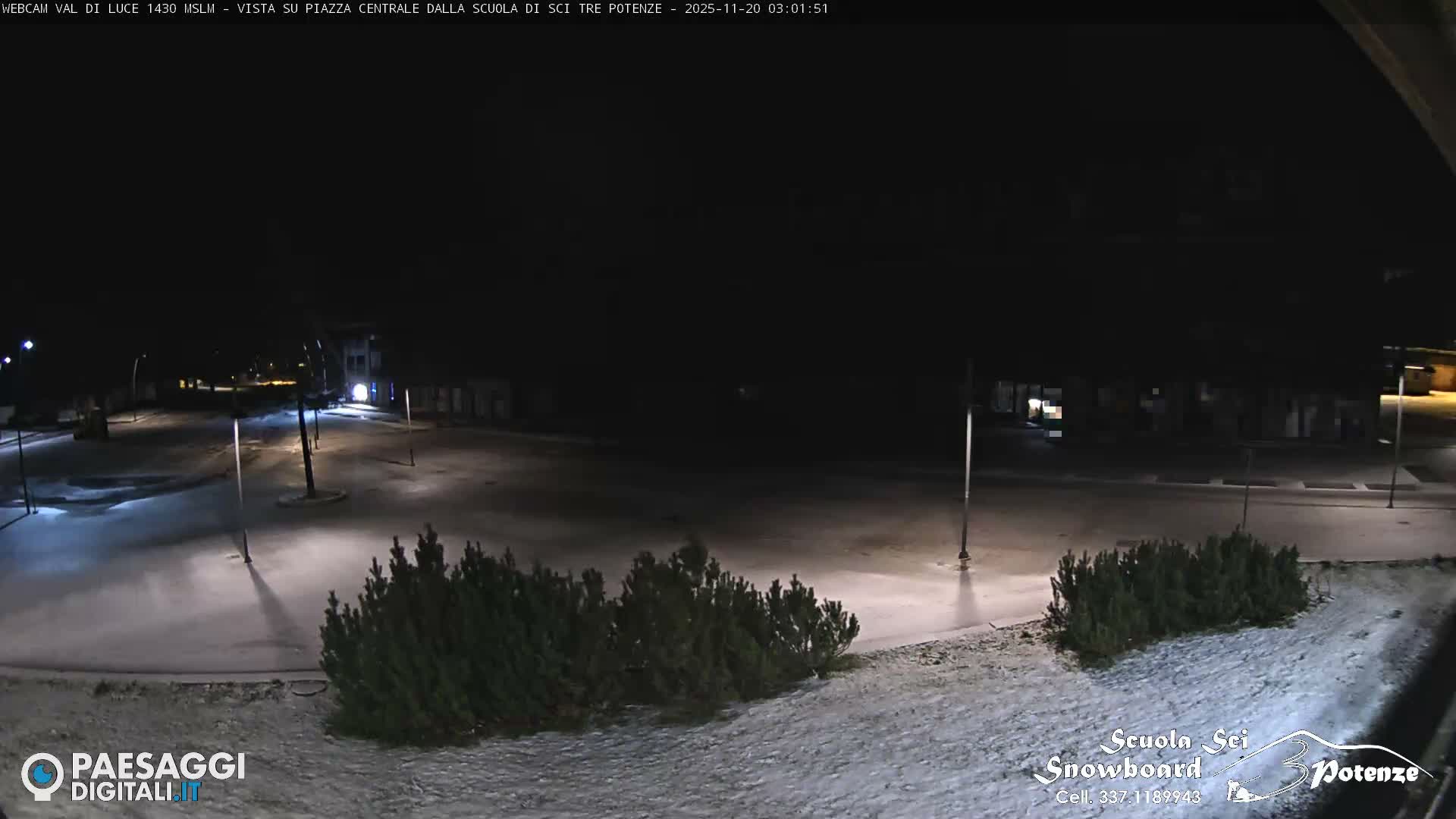 Abetone Val di Luce  Main Square Live Cam - Pistoia, Tuscany, Italy