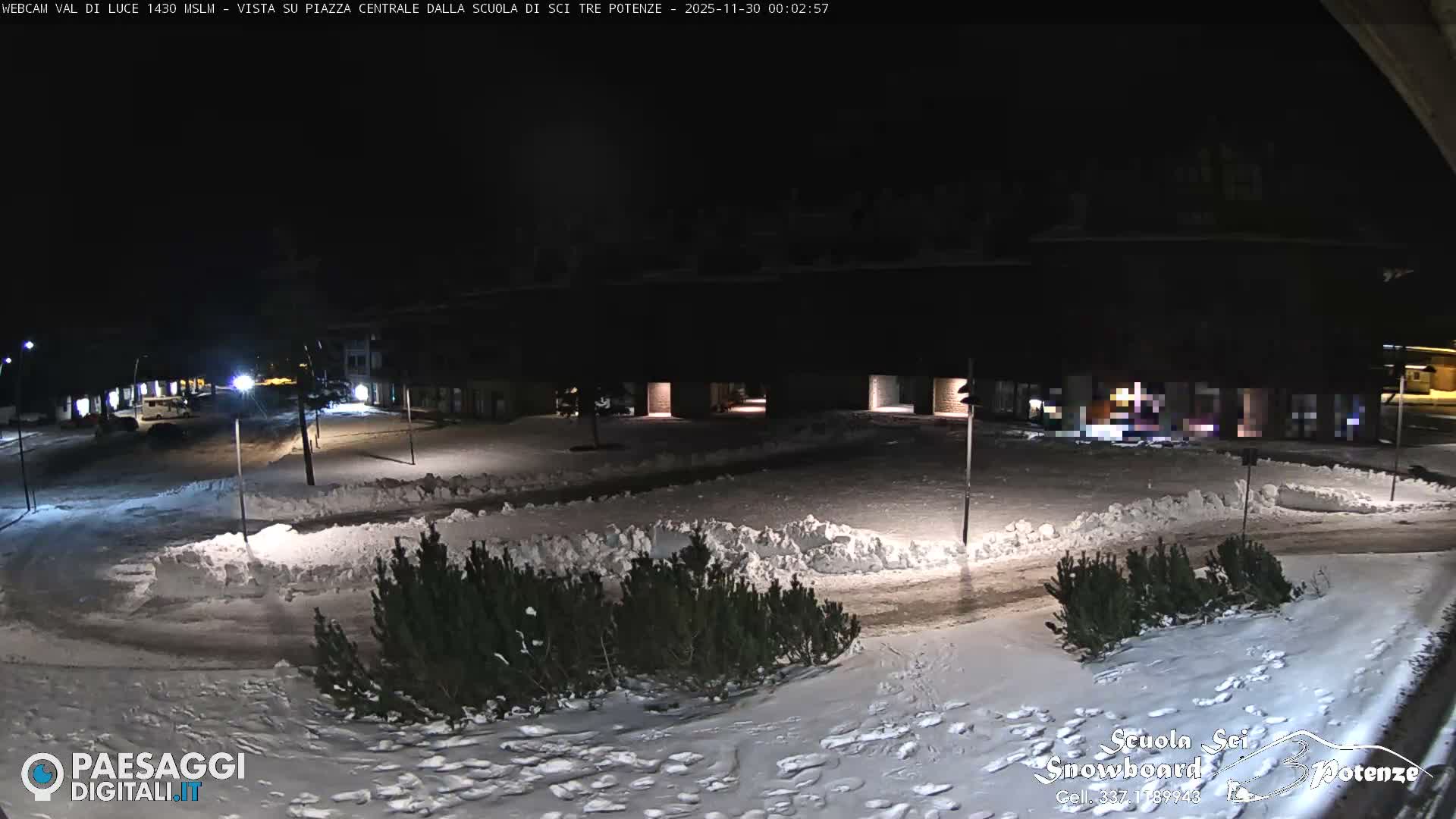 Abetone Val di Luce  Main Square Live Cam - Pistoia, Tuscany, Italy