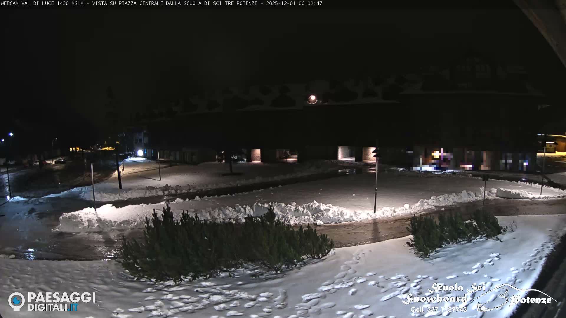 Abetone Val di Luce  Main Square Live Cam - Pistoia, Tuscany, Italy