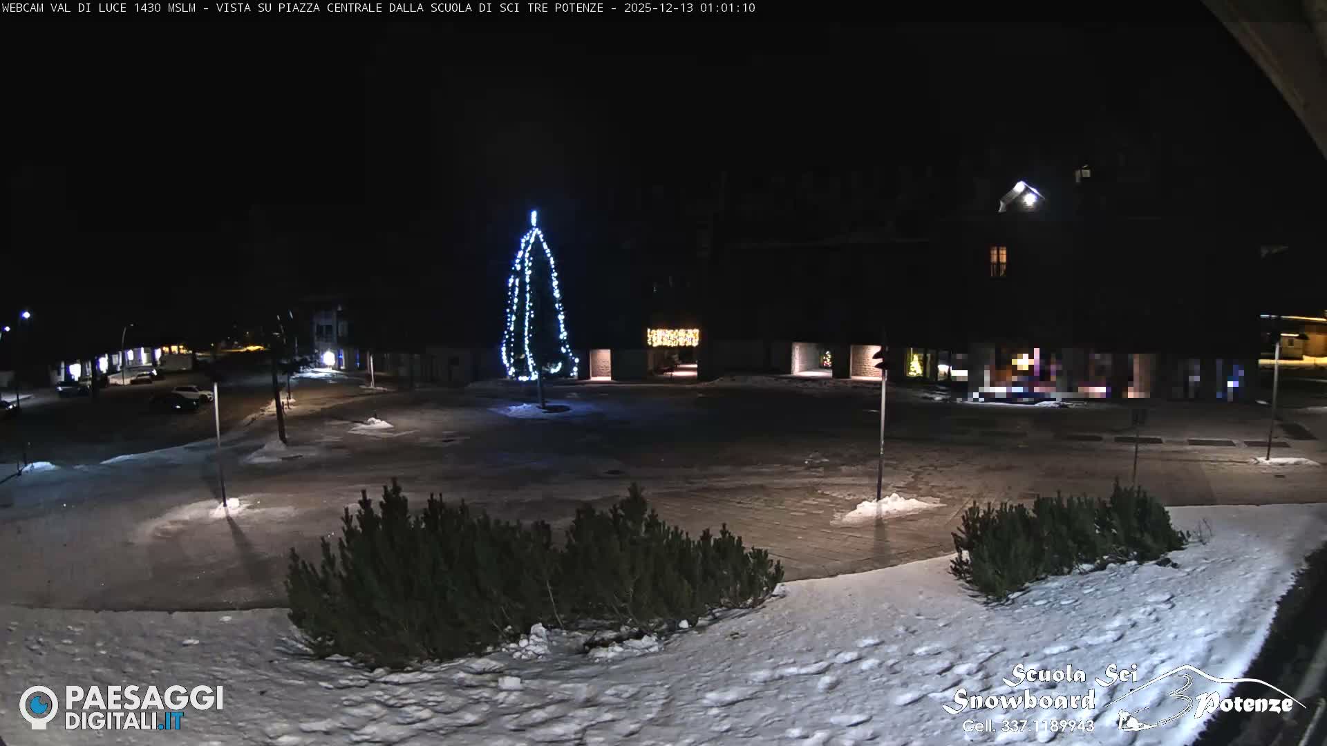 Abetone Val di Luce  Main Square Live Cam - Pistoia, Tuscany, Italy