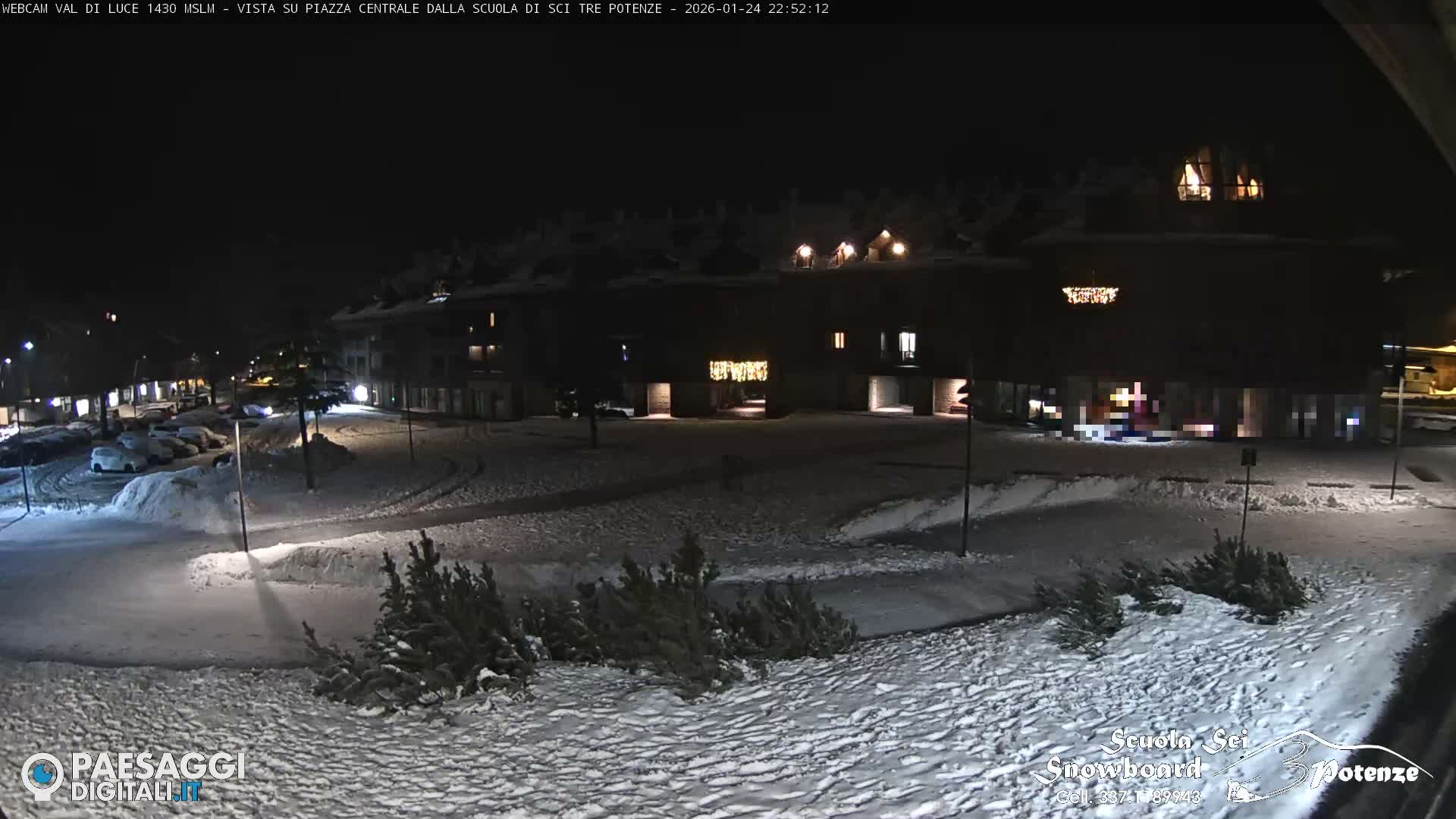 Abetone Val di Luce  Main Square Live Cam - Pistoia, Tuscany, Italy