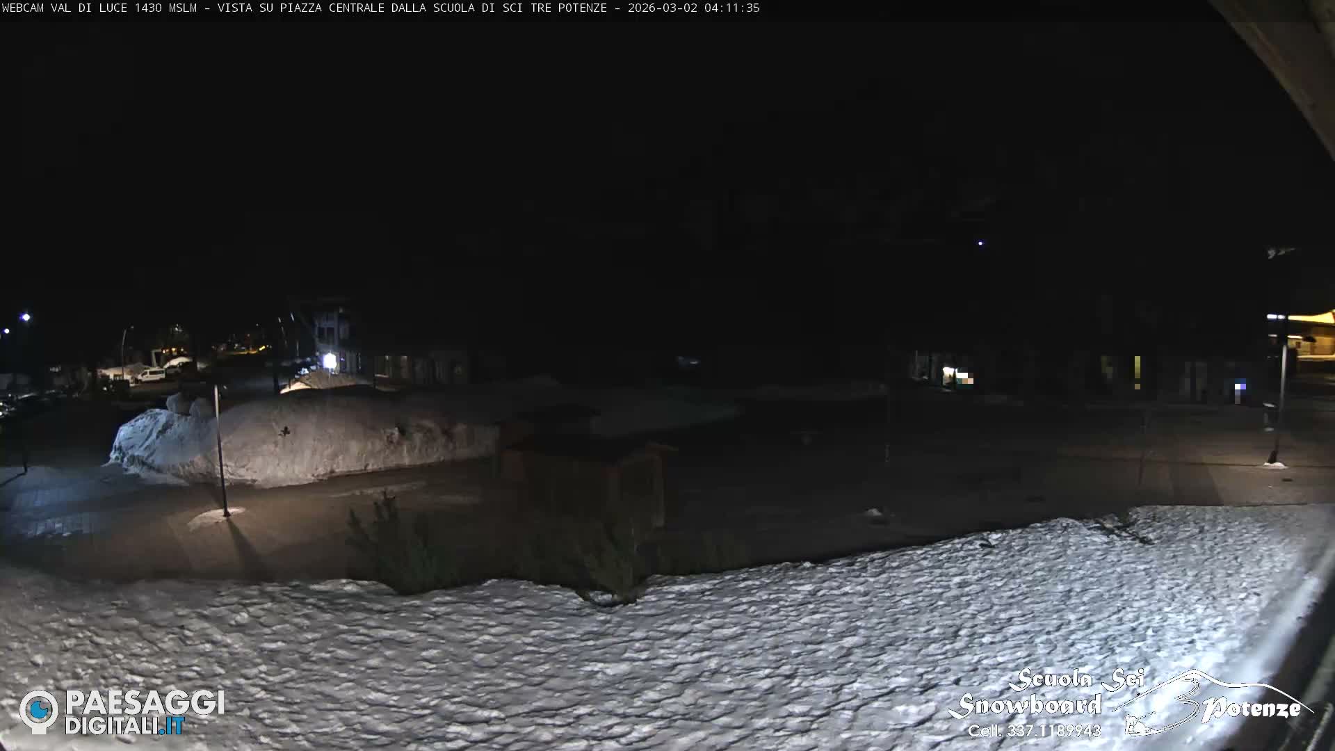 Abetone Val di Luce  Main Square Live Cam - Pistoia, Tuscany, Italy