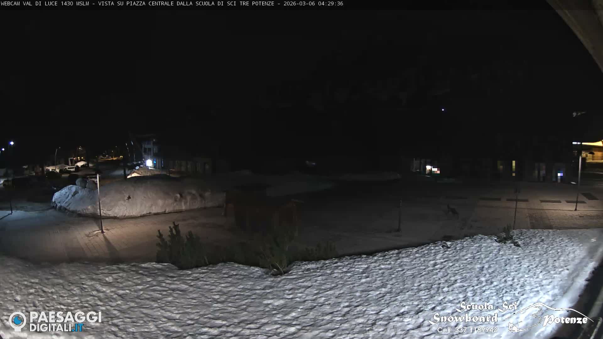 Abetone Val di Luce  Main Square Live Cam - Pistoia, Tuscany, Italy