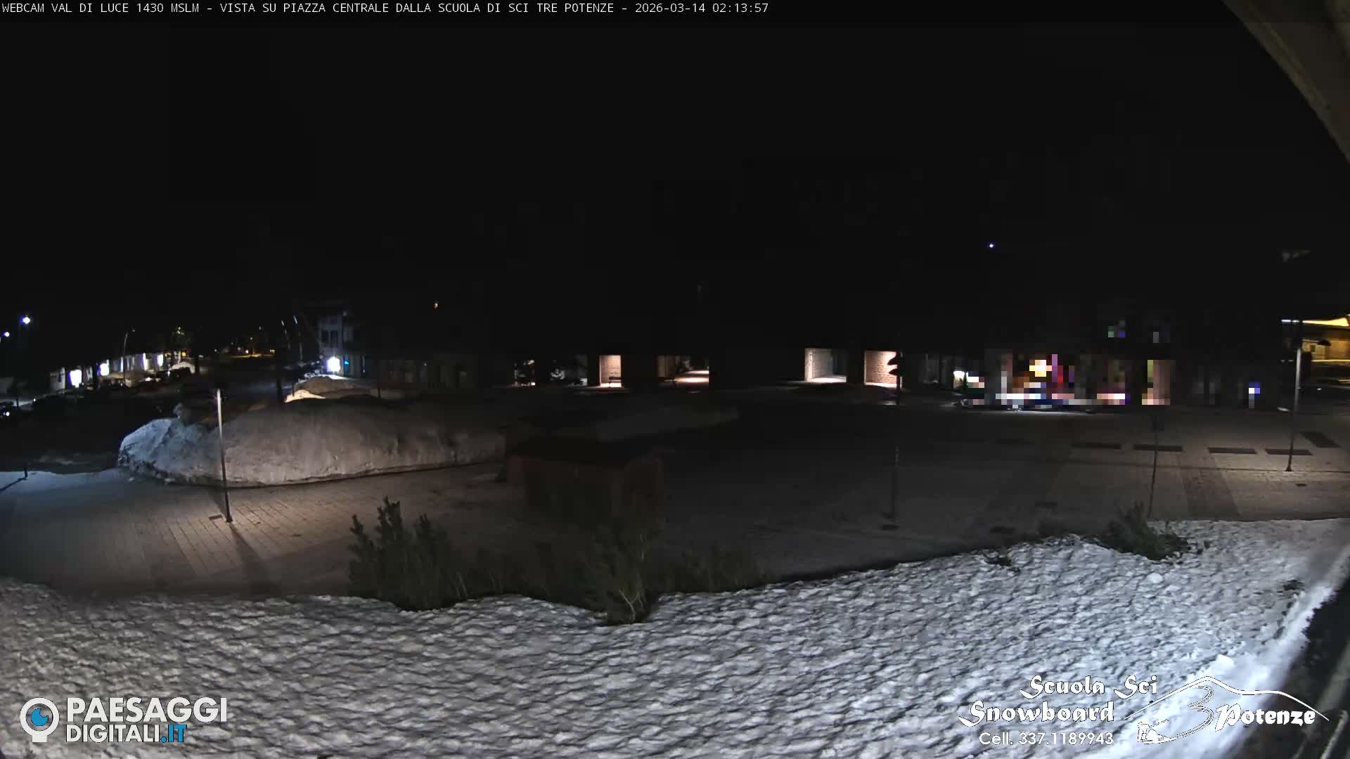 Abetone Val di Luce  Main Square Live Cam - Pistoia, Tuscany, Italy