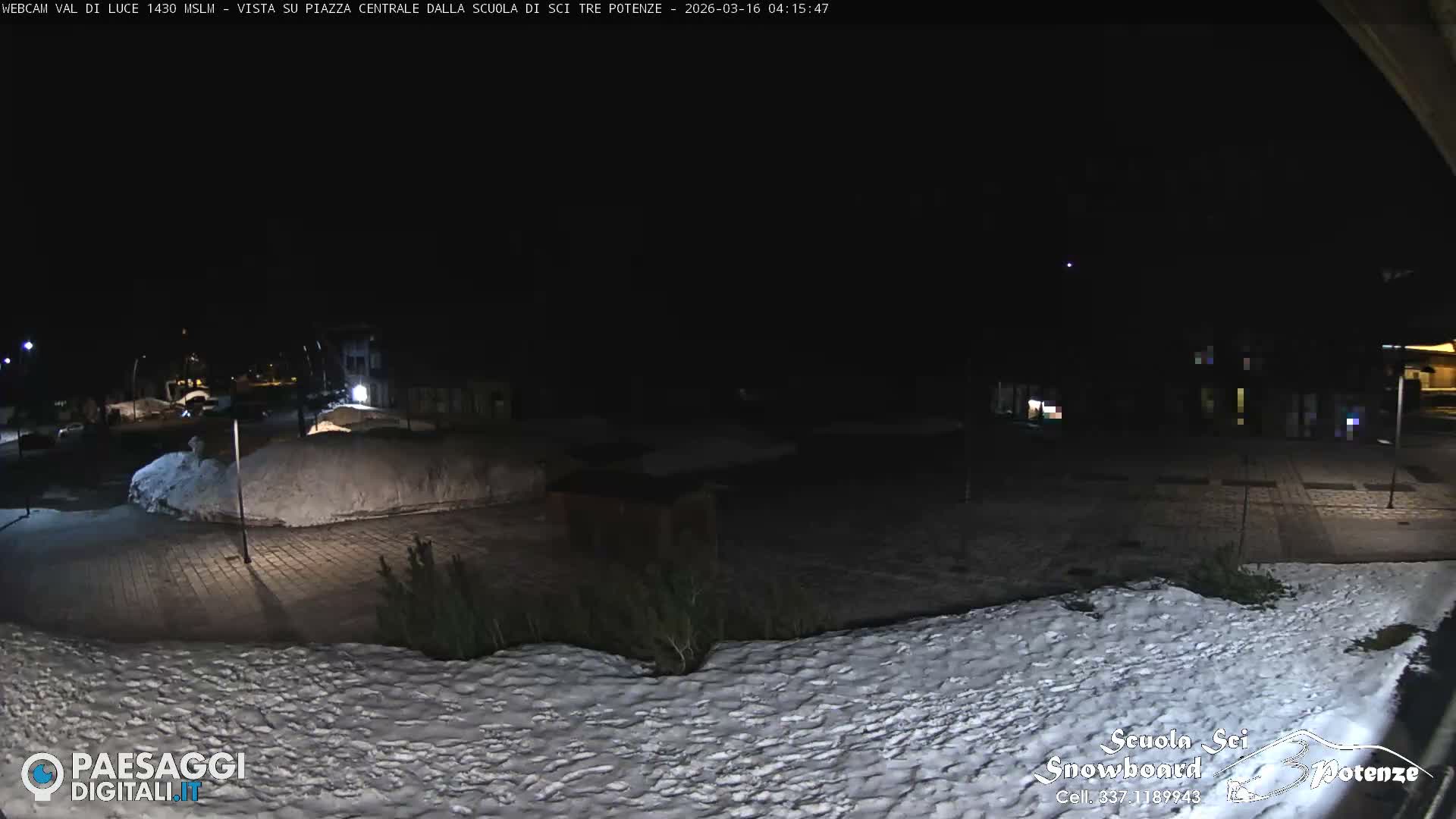 Abetone Val di Luce  Main Square Live Cam - Pistoia, Tuscany, Italy