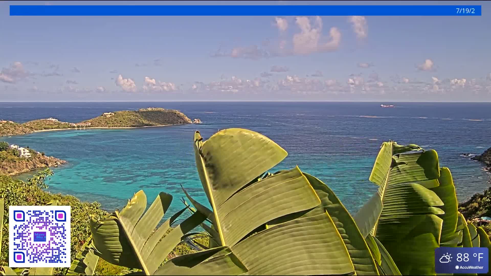 St. John, Rendezvous Bay Live Cam - Cruz Bay, St. John, United States Virgin Islands, USA