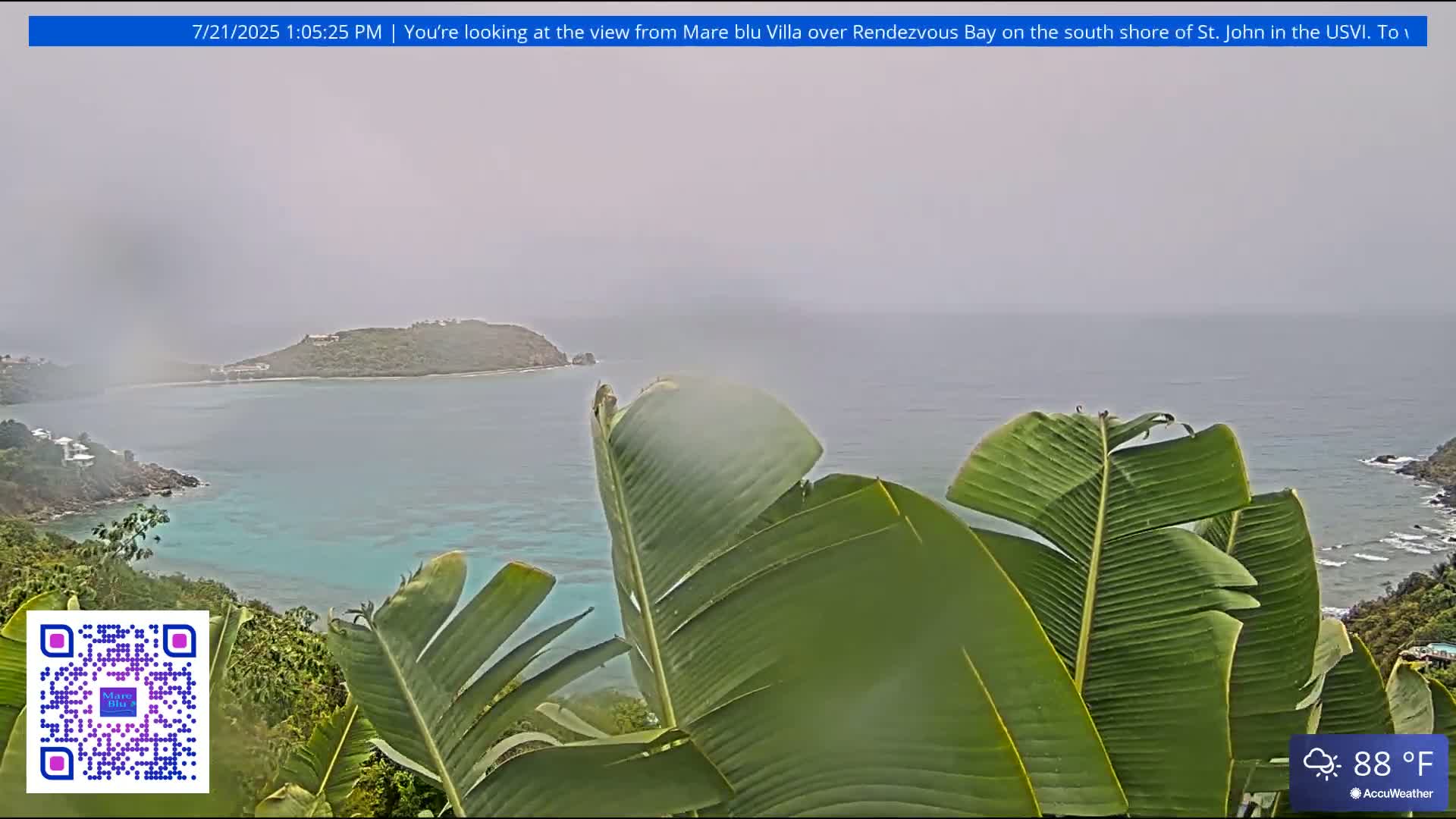 St. John, Rendezvous Bay Live Cam - Cruz Bay, St. John, United States Virgin Islands, USA