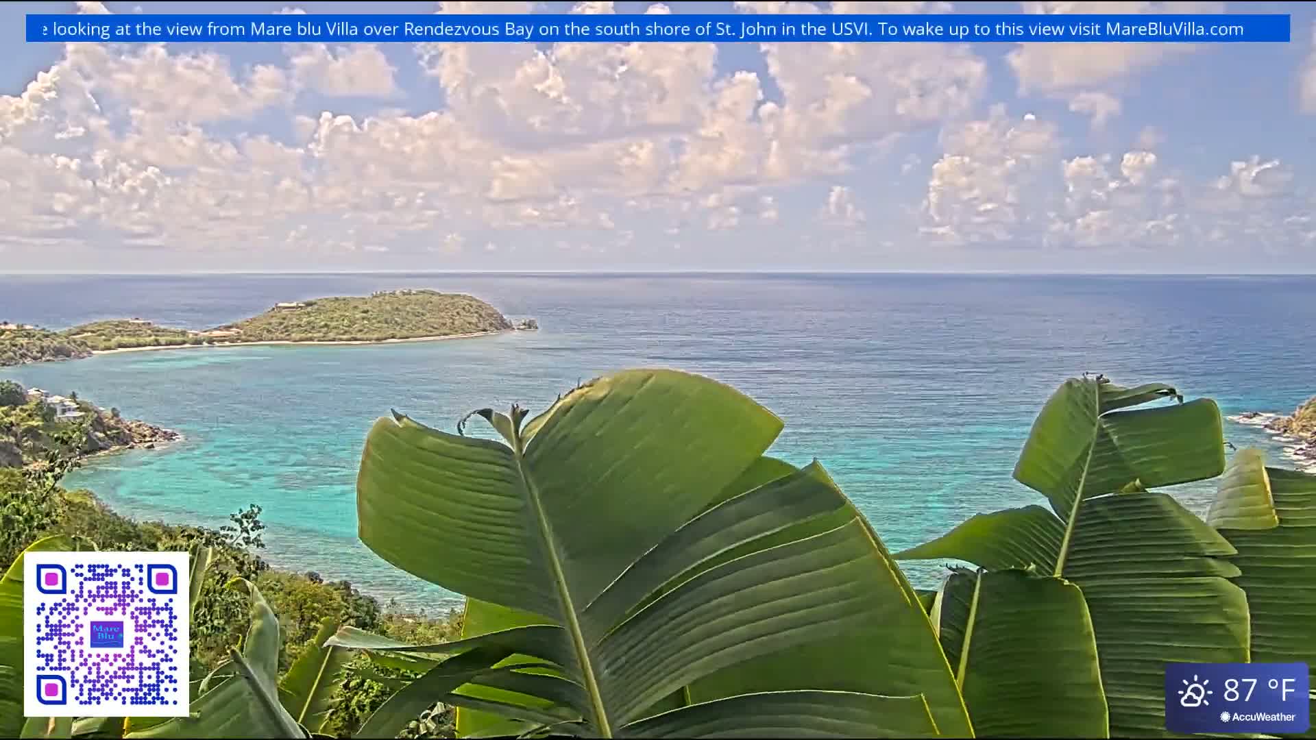 St. John, Rendezvous Bay Live Cam - Cruz Bay, St. John, United States Virgin Islands, USA