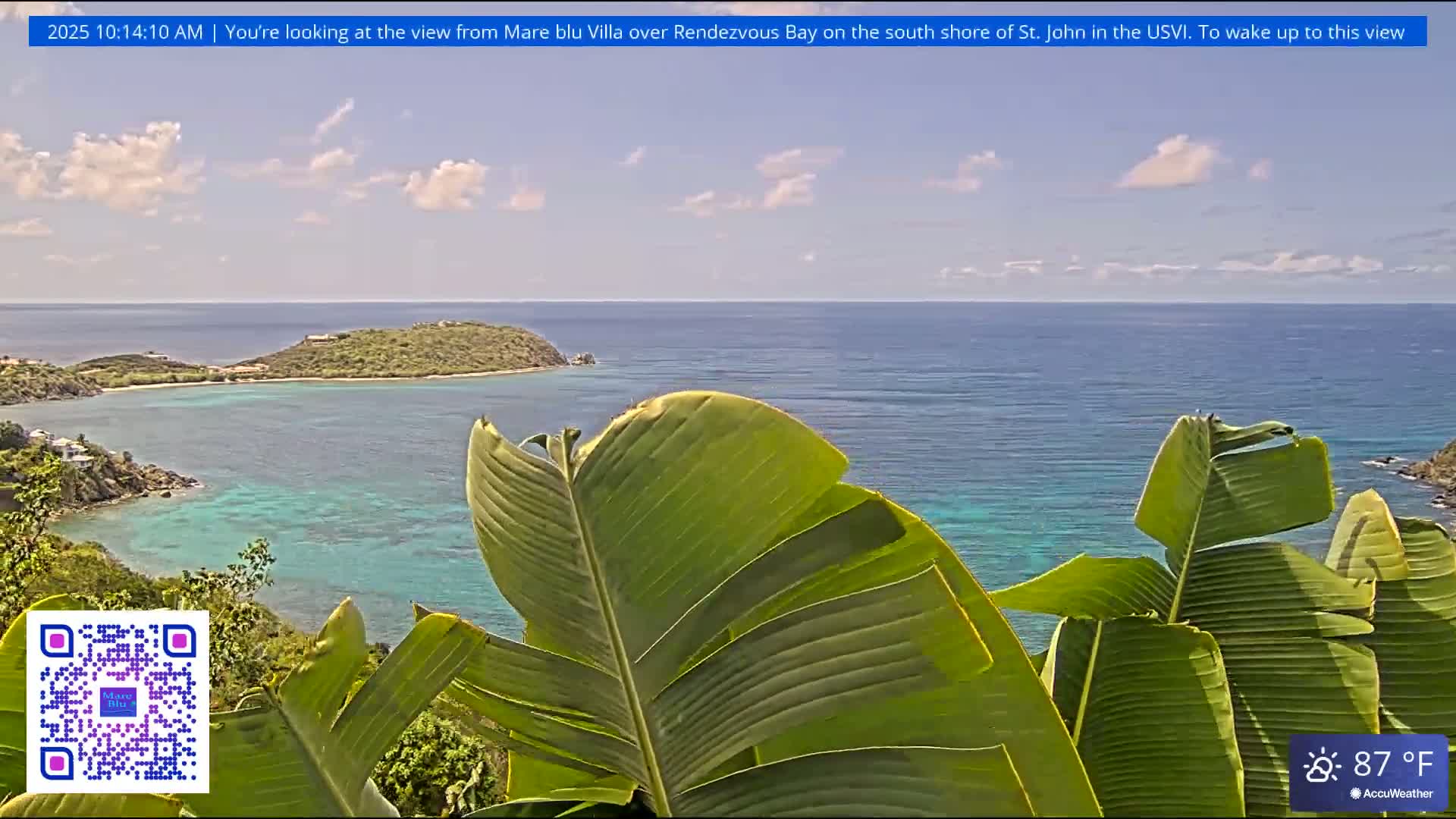 St. John, Rendezvous Bay Live Cam - Cruz Bay, St. John, United States Virgin Islands, USA