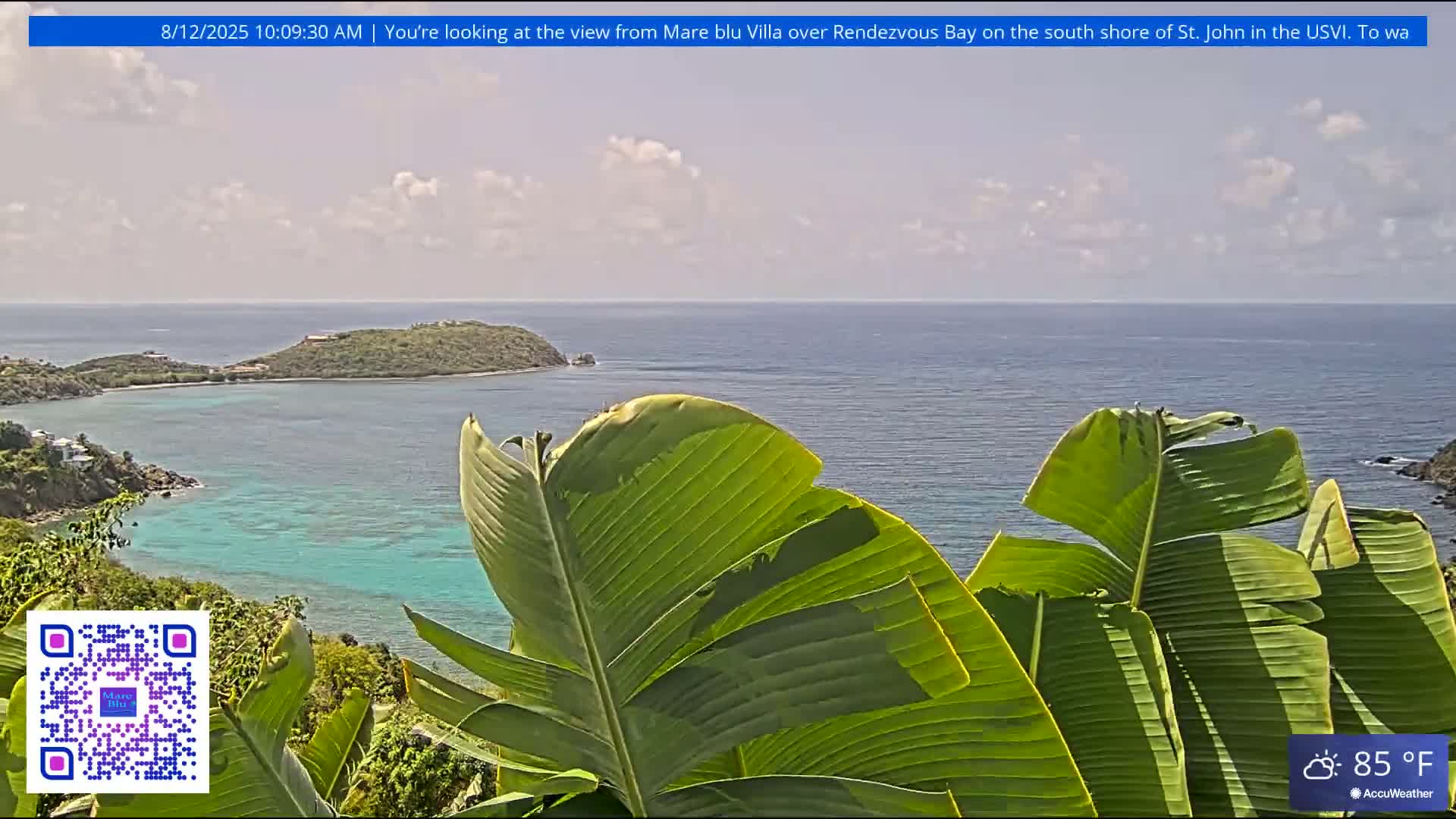 St. John, Rendezvous Bay Live Cam - Cruz Bay, St. John, United States Virgin Islands, USA
