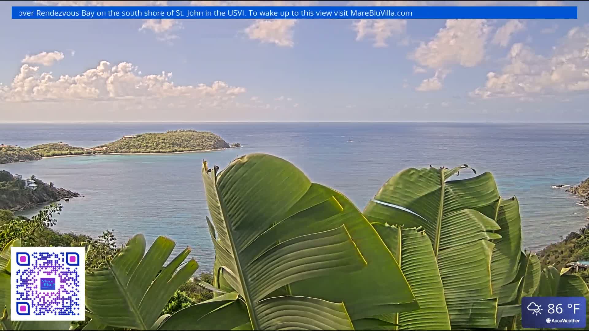 St. John, Rendezvous Bay Live Cam - Cruz Bay, St. John, United States Virgin Islands, USA