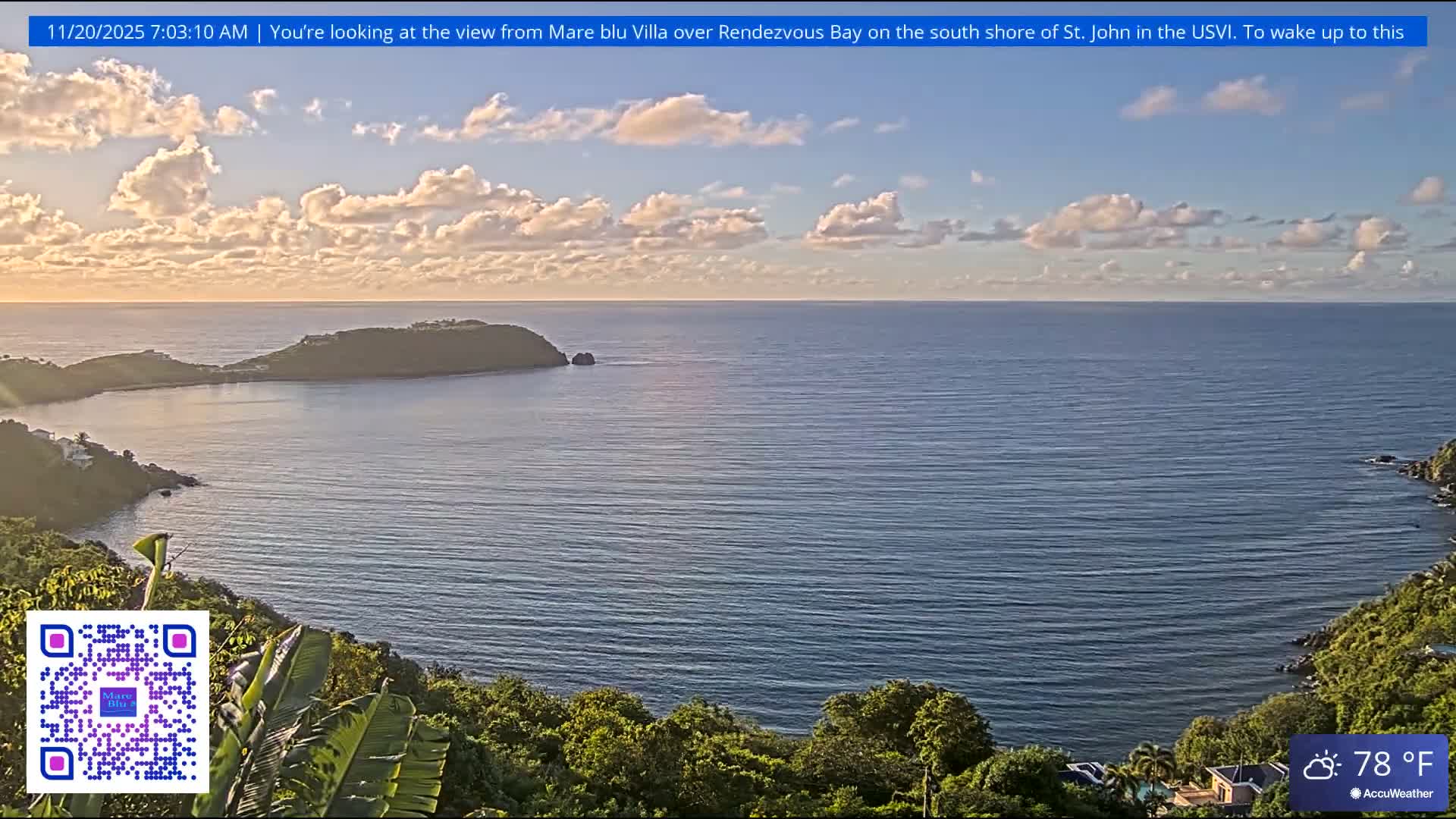 St. John, Rendezvous Bay Live Cam - Cruz Bay, St. John, United States Virgin Islands, USA