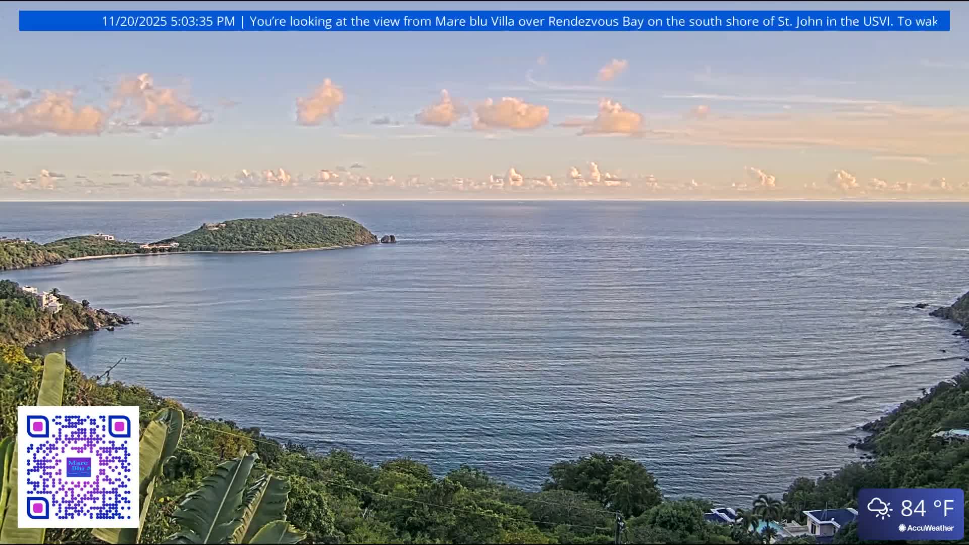 St. John, Rendezvous Bay Live Cam - Cruz Bay, St. John, United States Virgin Islands, USA