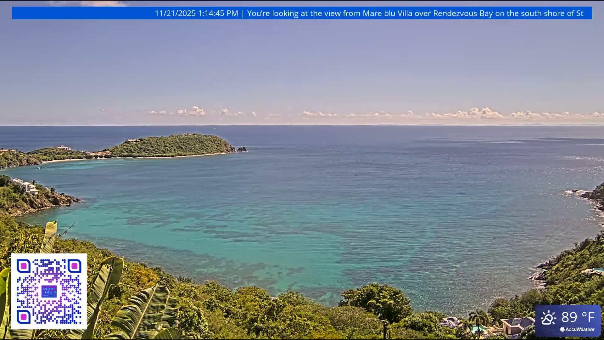 St. John, Rendezvous Bay Live Cam - Cruz Bay, St. John, United States Virgin Islands, USA