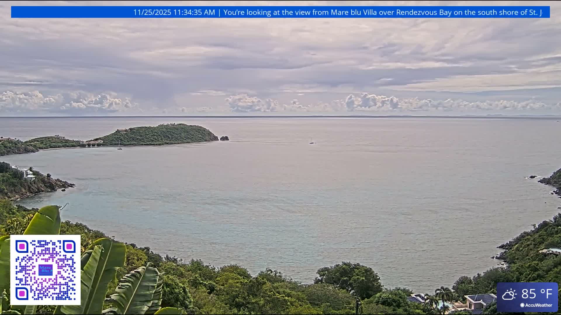St. John, Rendezvous Bay Live Cam - Cruz Bay, St. John, United States Virgin Islands, USA