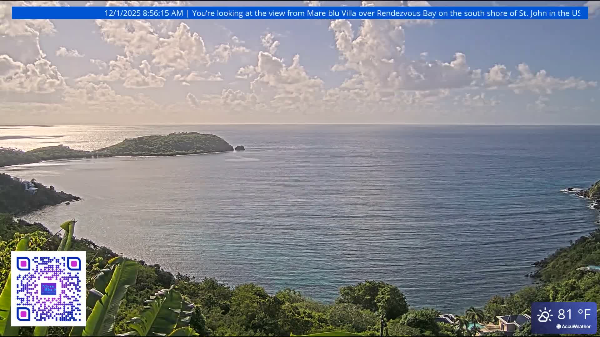 St. John, Rendezvous Bay Live Cam - Cruz Bay, St. John, United States Virgin Islands, USA
