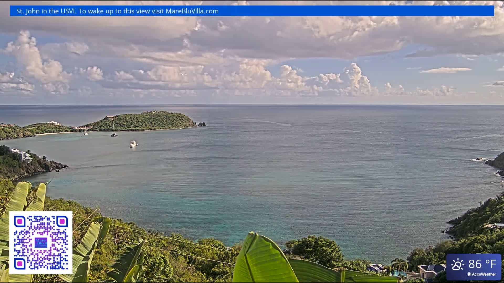 St. John, Rendezvous Bay Live Cam - Cruz Bay, St. John, United States Virgin Islands, USA
