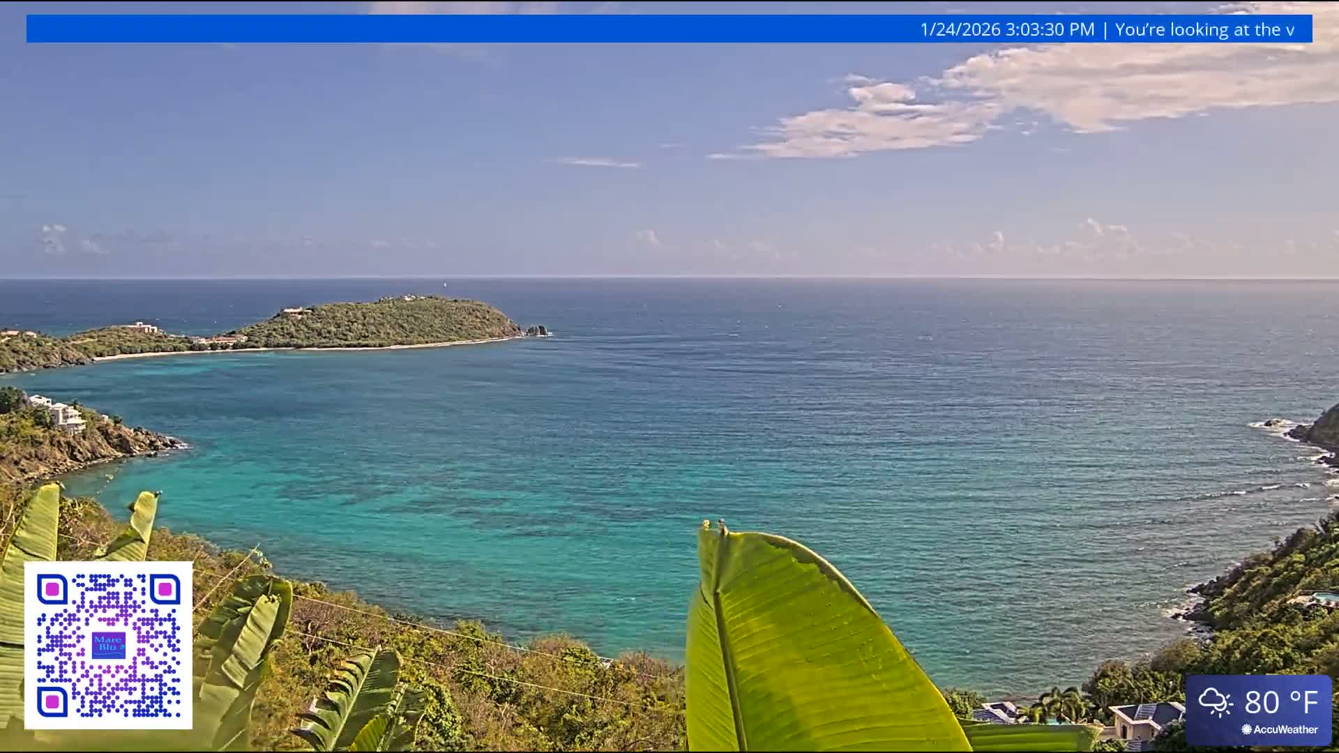 St. John, Rendezvous Bay Live Cam - Cruz Bay, St. John, United States Virgin Islands, USA