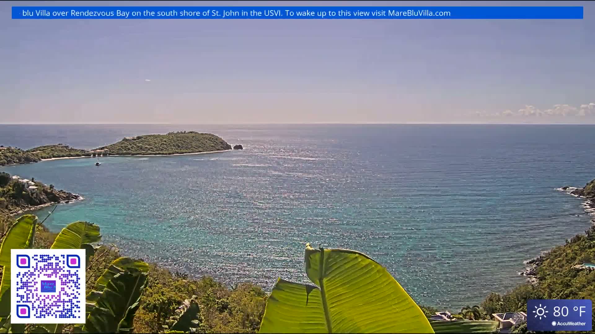 St. John, Rendezvous Bay Live Cam - Cruz Bay, St. John, United States Virgin Islands, USA